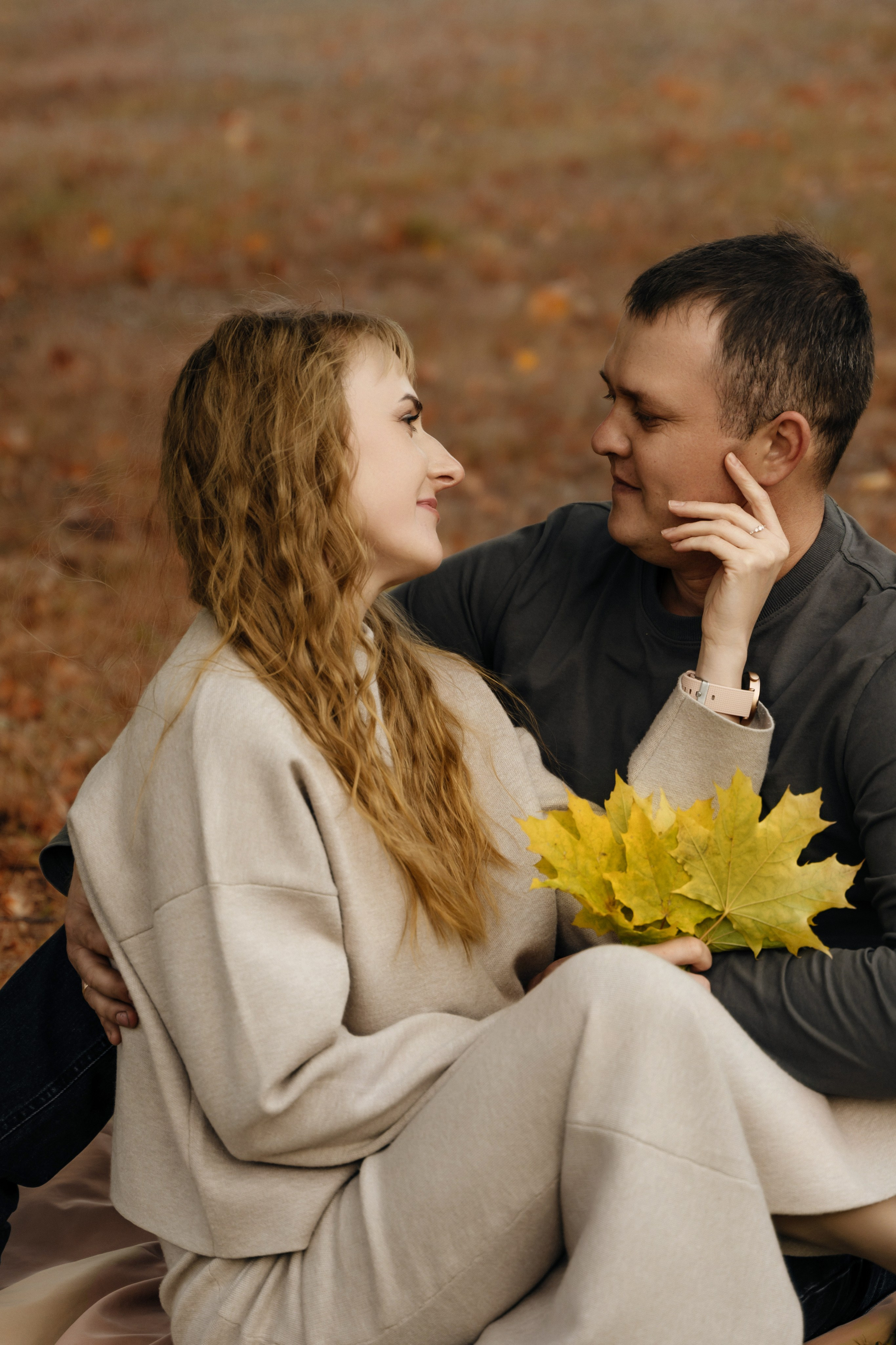 Осенняя фотосессия в стиле Love Story. Семейный фотограф в Белгороде Амелина Алина