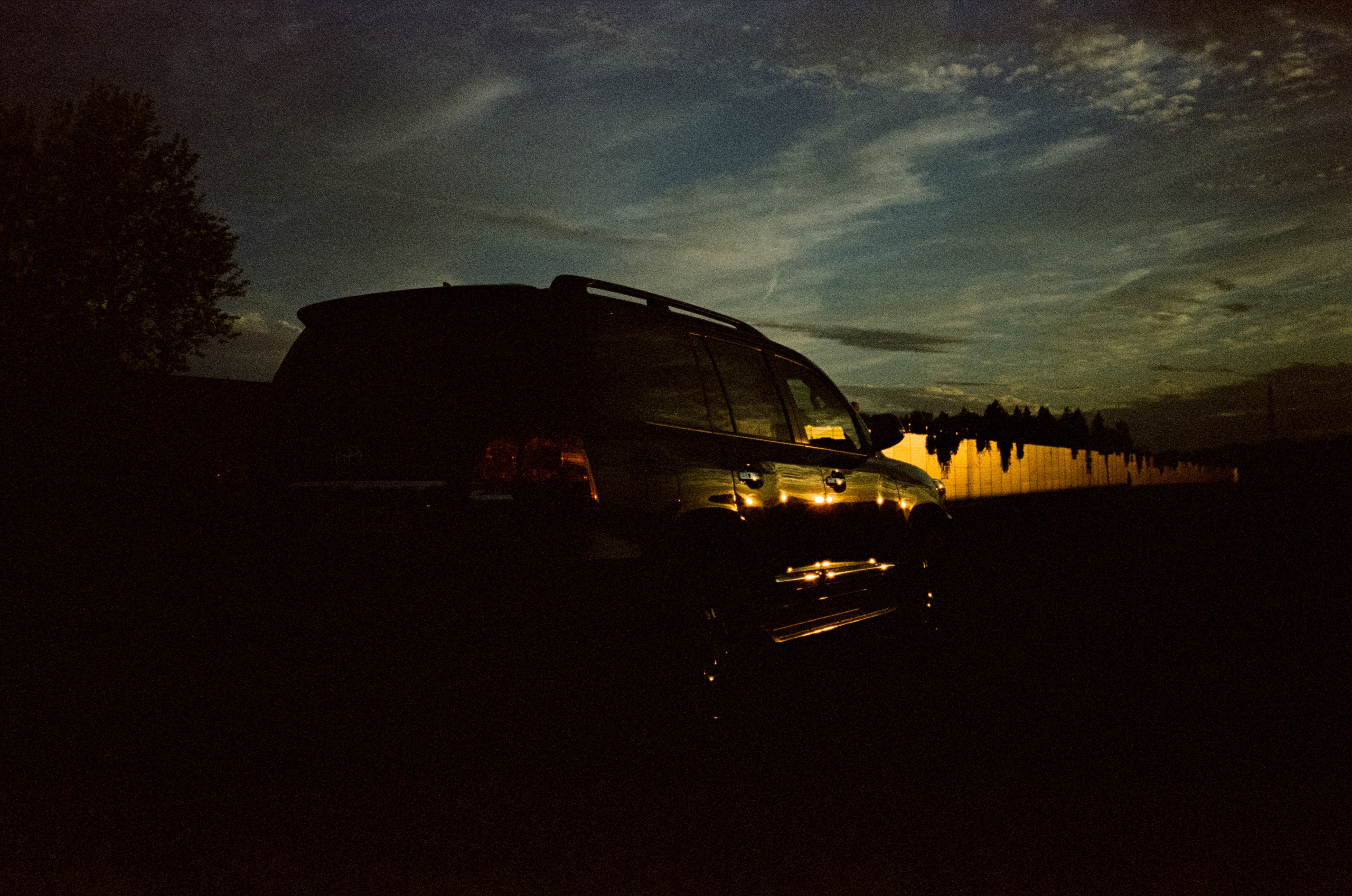 Ricoh MF-1 / Fujifilm X-tra 400 (просрочка) / Закат в Котово