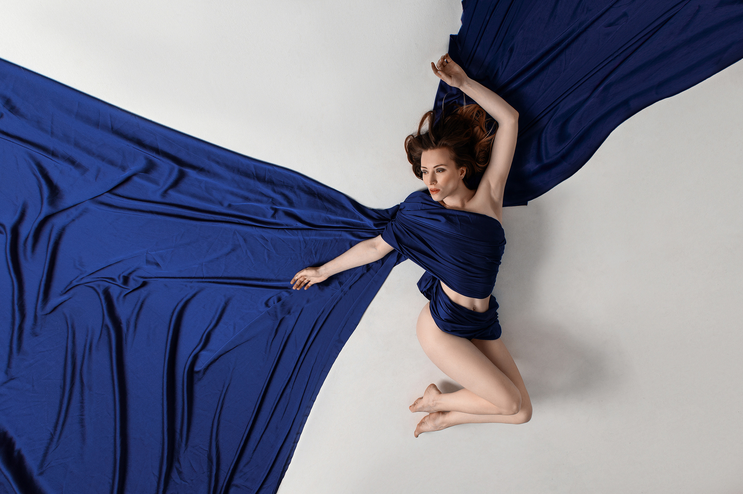 Татьяна — фотосессия в ткани. DemART — фотограф в Благовещенске и Свободном