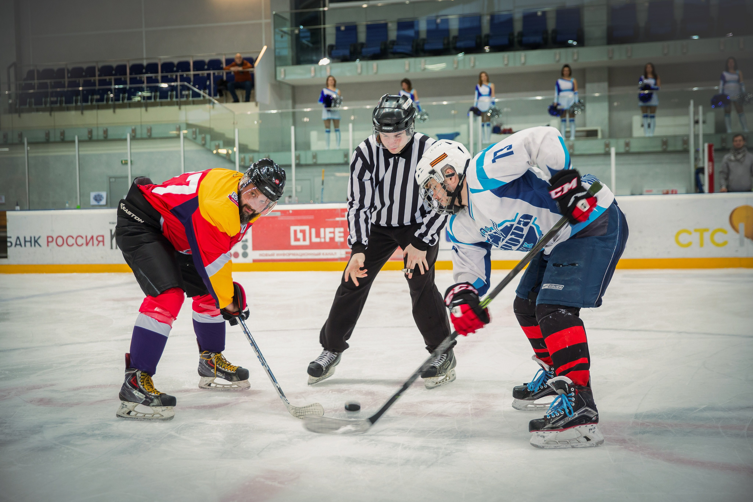 Хоккей для «Work&Sport». Снимаю съемки