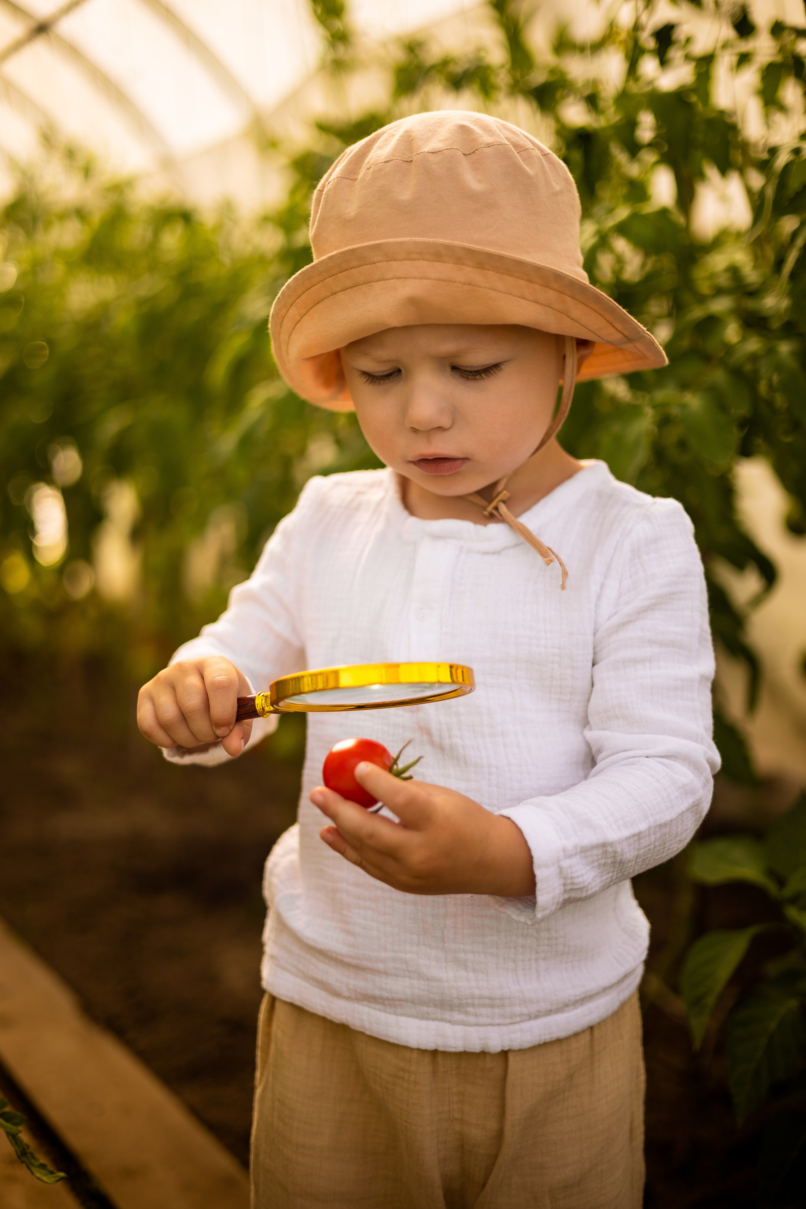Детская фотосессия. Помидорки. Фотограф Самойлова Анна Архангельск, Северодвинск