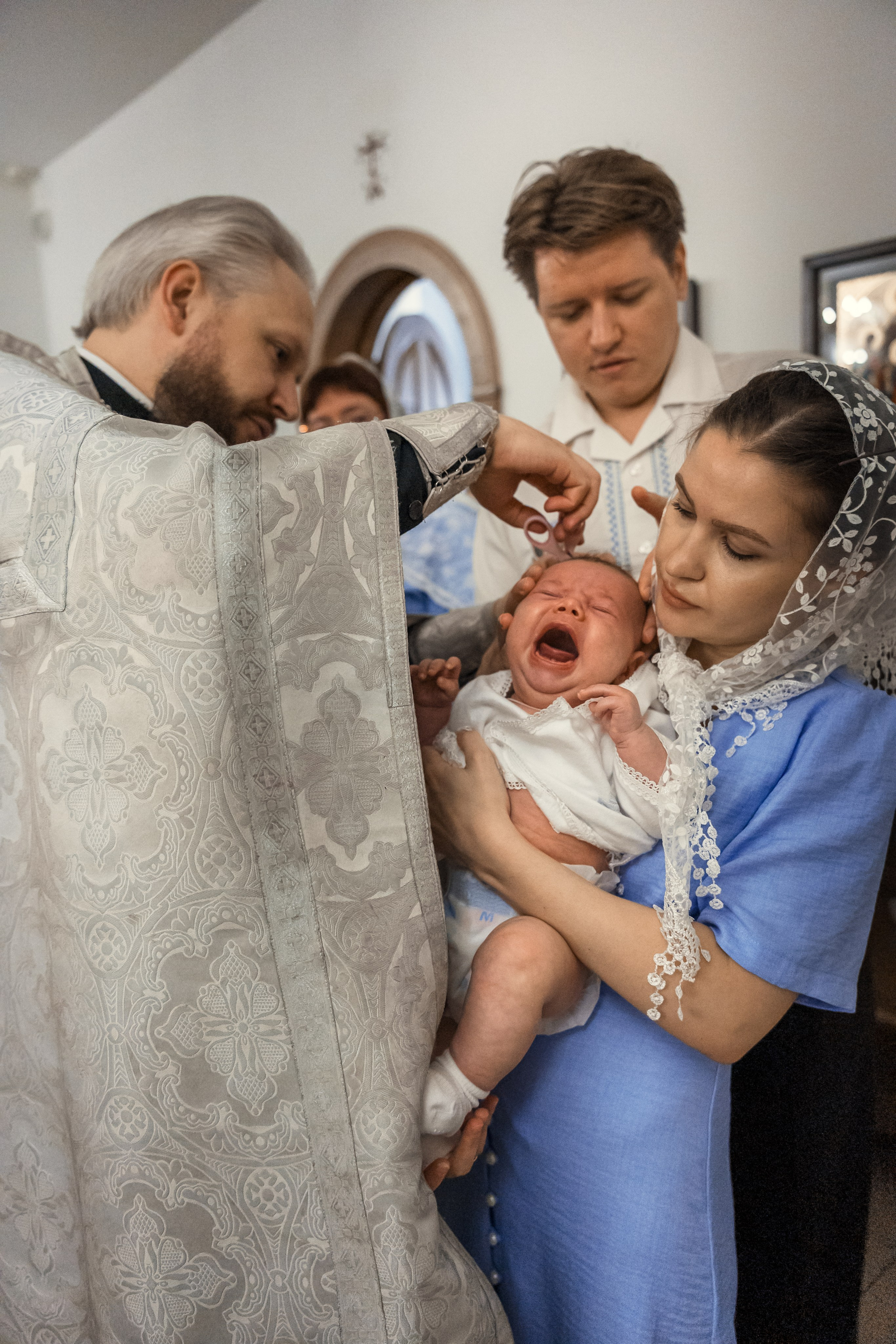 Крещение в Храме Троицы Живоначальной г. Реутов. Профессиональный фотограф в Москве и Мо Мария Шантарёва