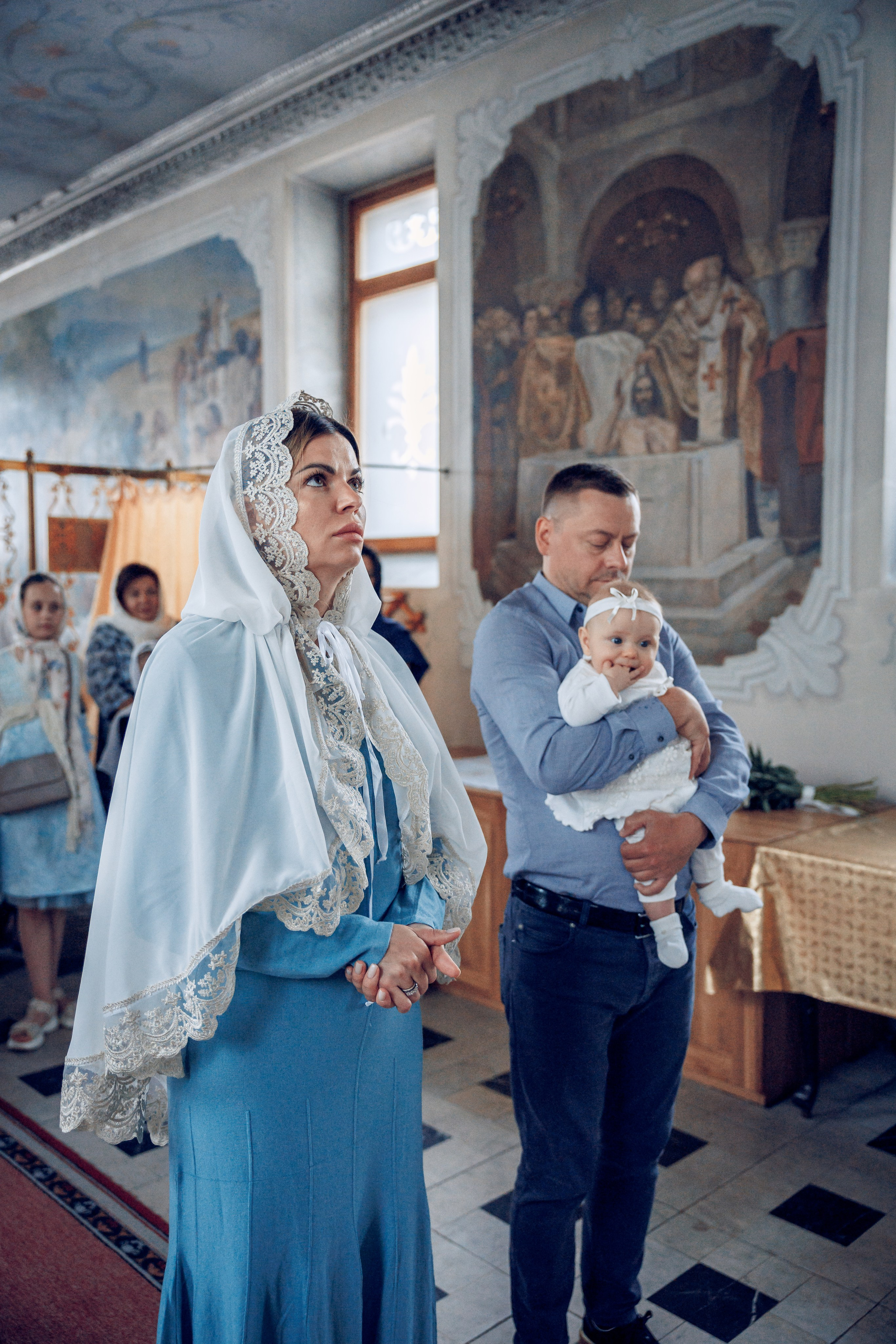 Крещение в Елоховском Богоявленном соборе. Профессиональный фотограф в Москве и Мо Мария Шантарёва
