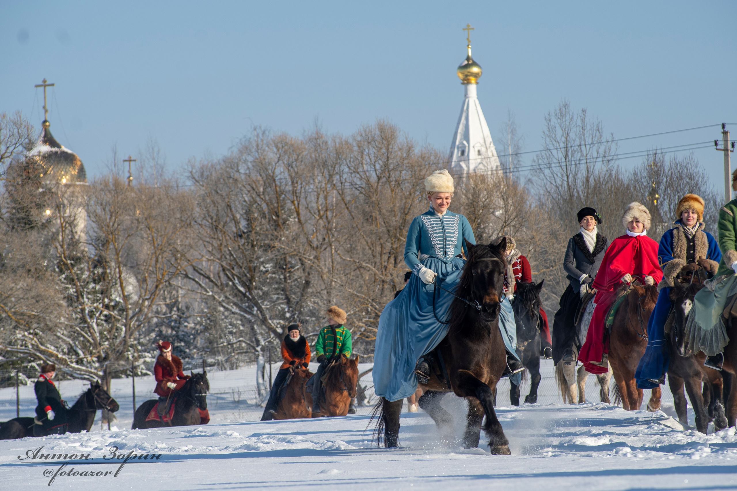 Конная охота. Семейный и детский фотограф Антон Зорин