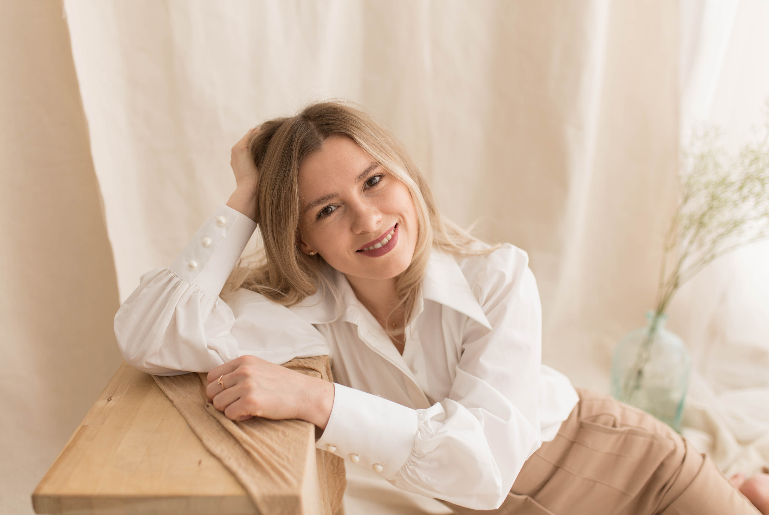 Женский портрет. Фотограф новорождённых малышей и детский фотограф В Казани Лана Максим