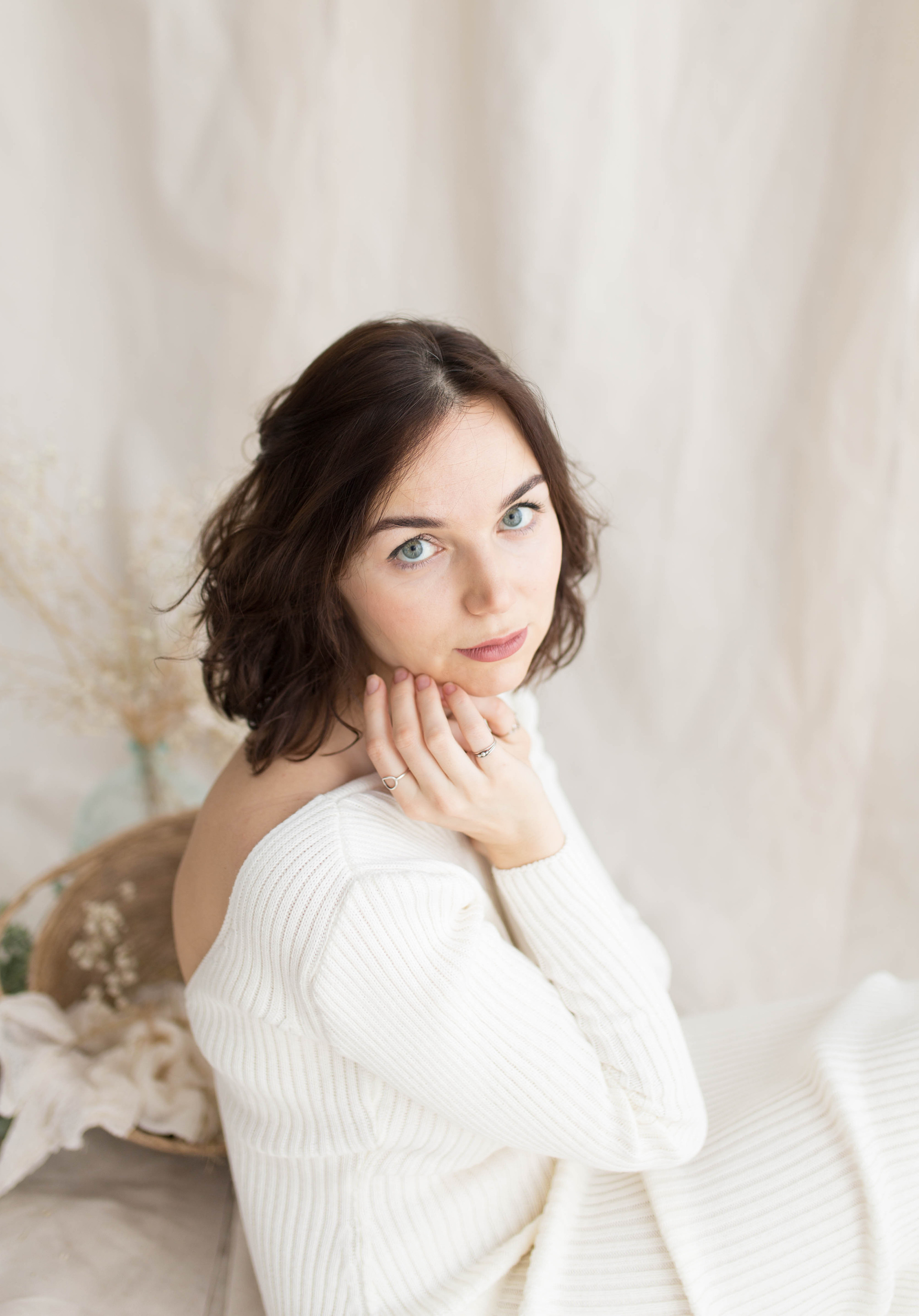 Женский портрет. Фотограф новорождённых малышей и детский фотограф В Казани Лана Максим