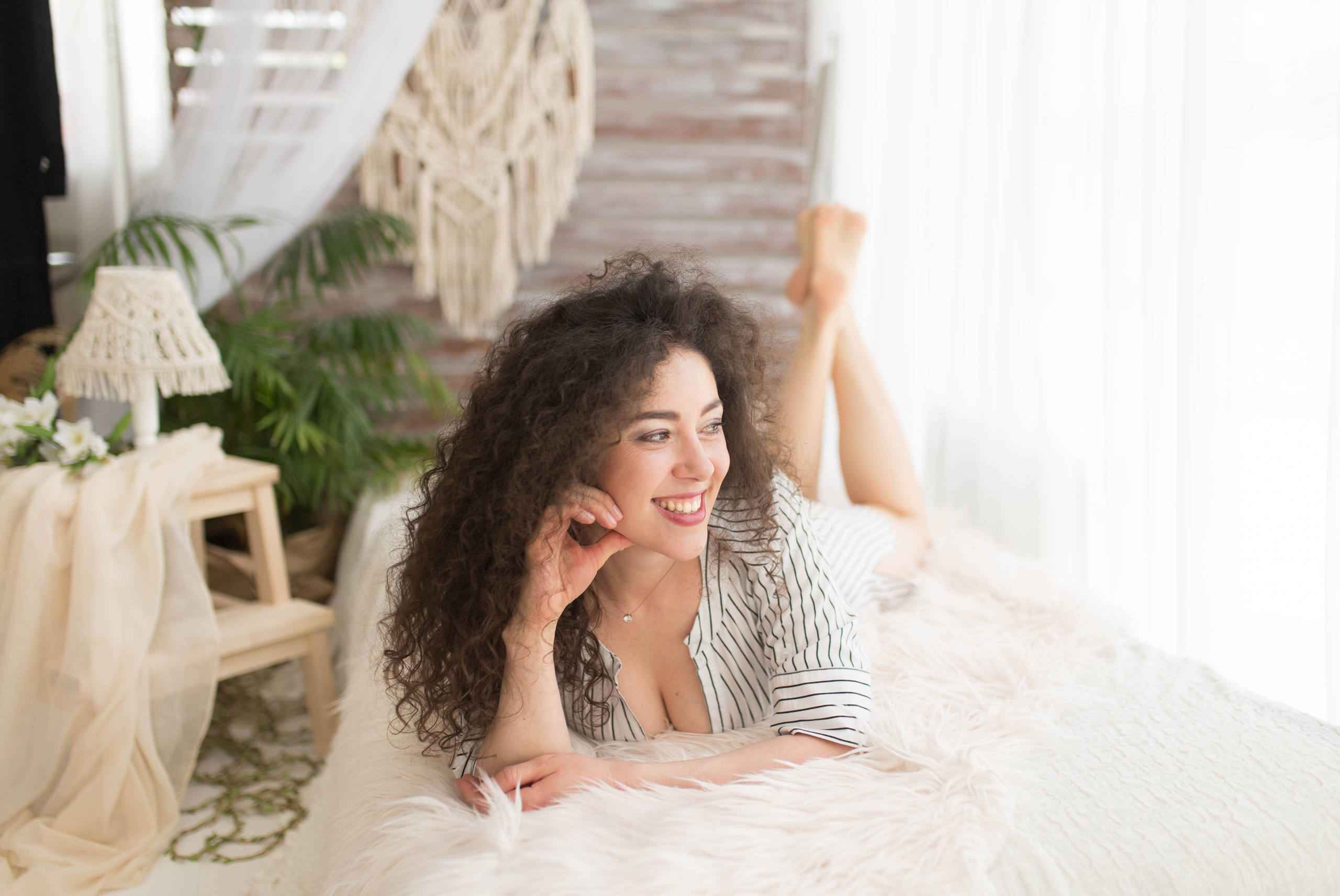 Женский портрет. Фотограф новорождённых малышей и детский фотограф В Казани Лана Максим