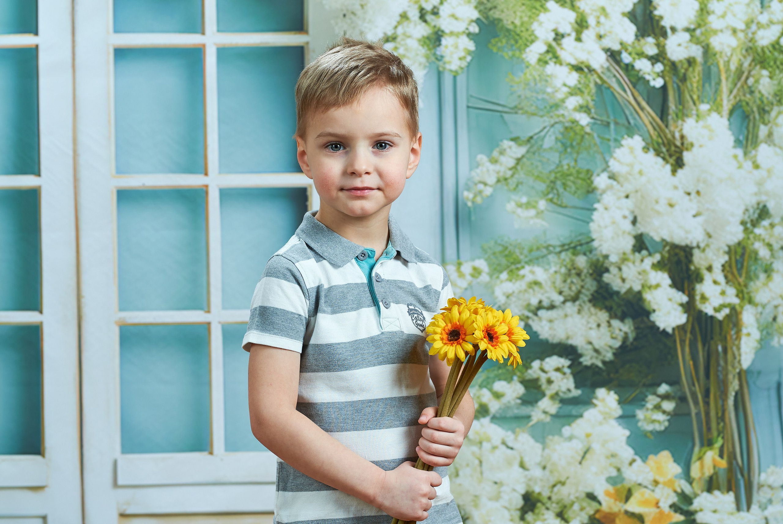 Детская весенняя фотосъемка