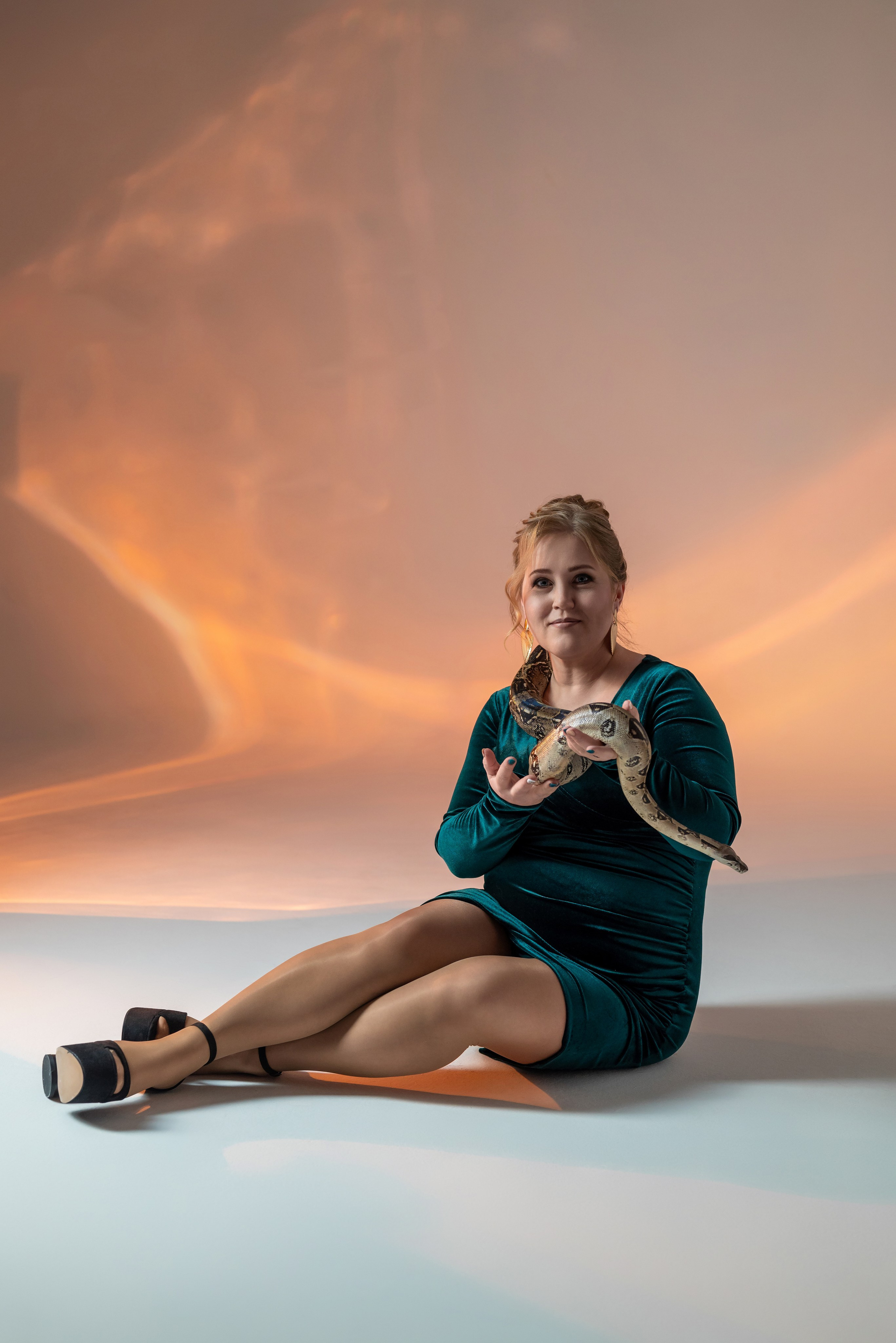 Фотопроект со змеёй 2025 г. Фотограф в городе Салават