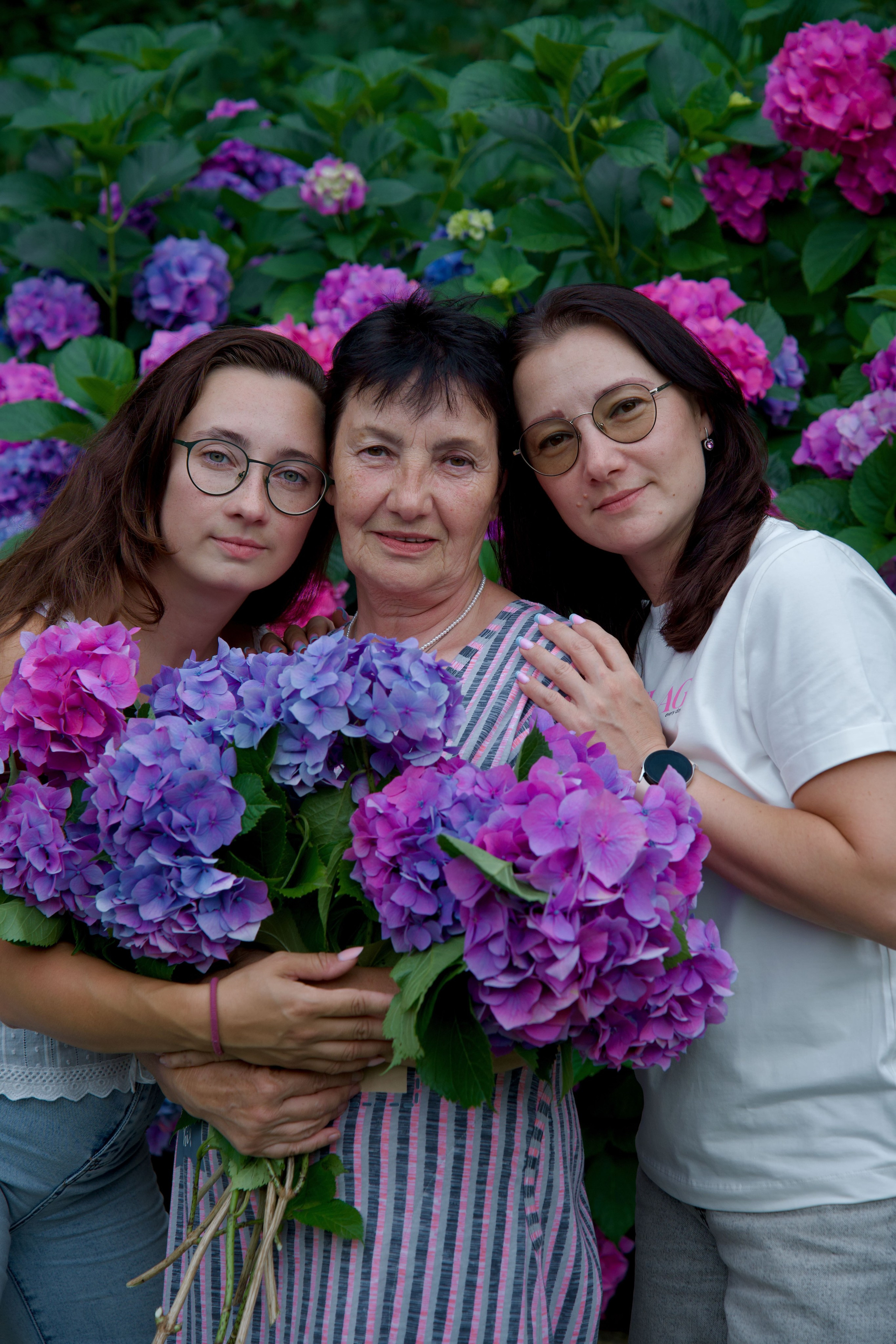 Гортензии_Сёстры Ульяна и Лилия