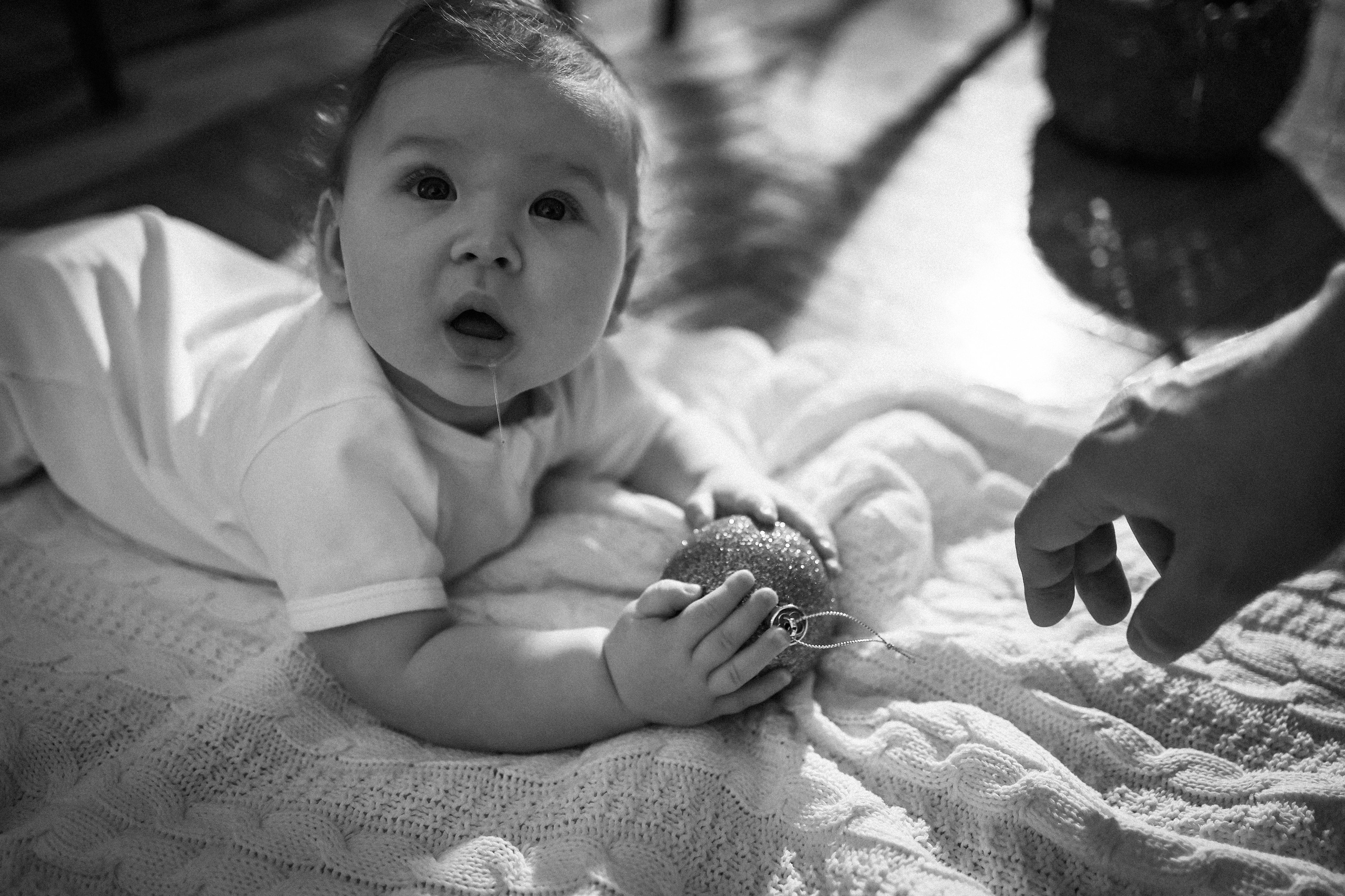 Домашняя новогодняя семейная фотосессия