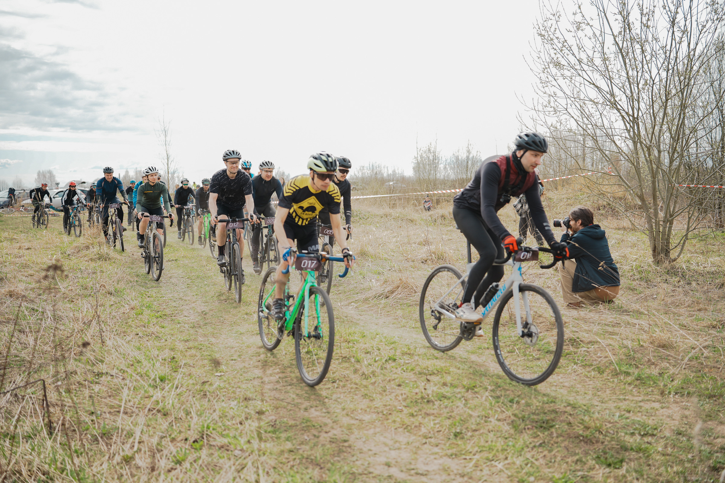/РЕПОРТАЖ/ Велогонка «ТИПА-ЦИКЛОКРОСС-1» 22.04.2023. Свадебный фотограф Великий Новгород Станислав Кособудский