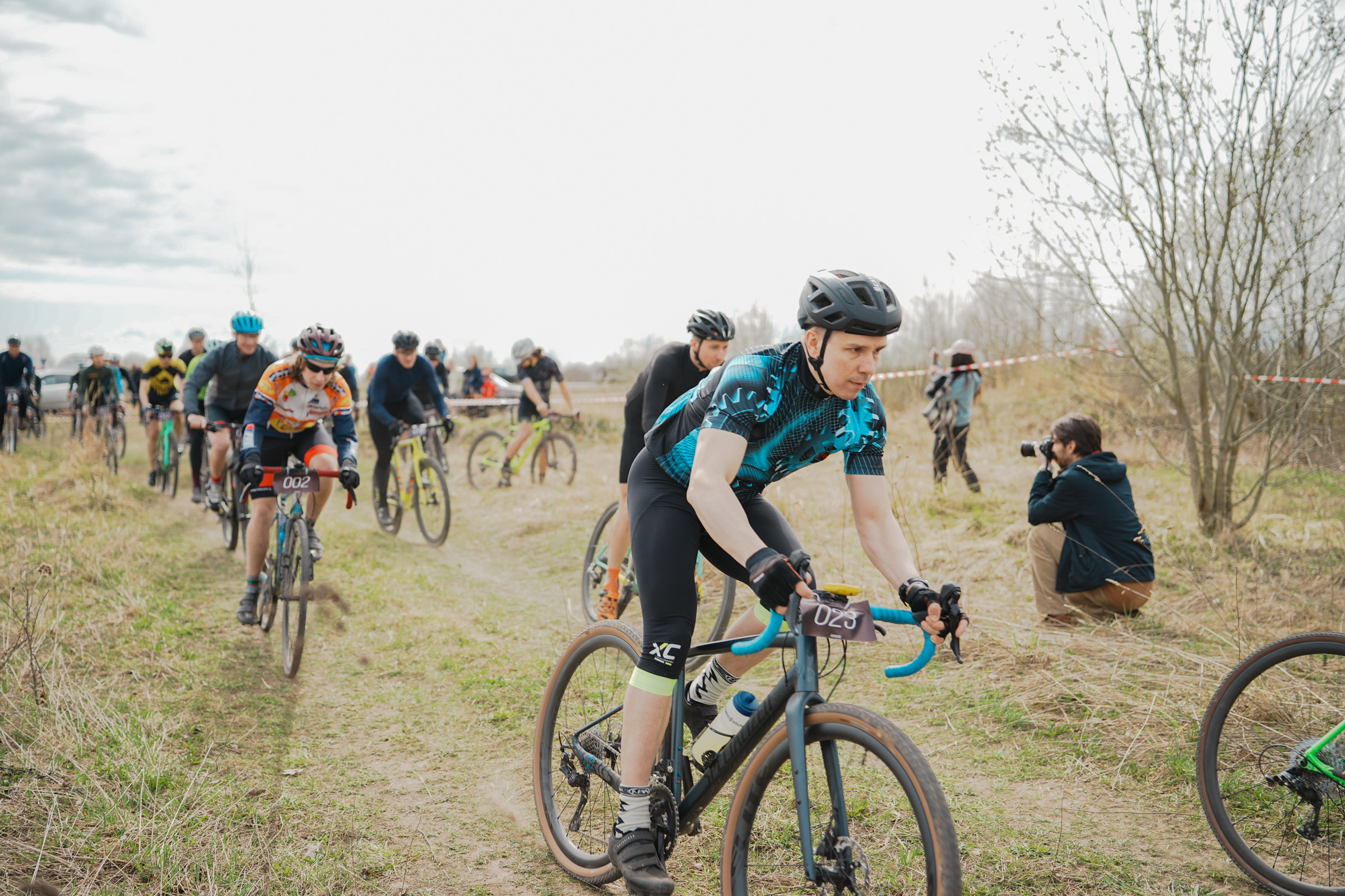 /РЕПОРТАЖ/ Велогонка «ТИПА-ЦИКЛОКРОСС-1» 22.04.2023. Свадебный фотограф Великий Новгород Станислав Кособудский