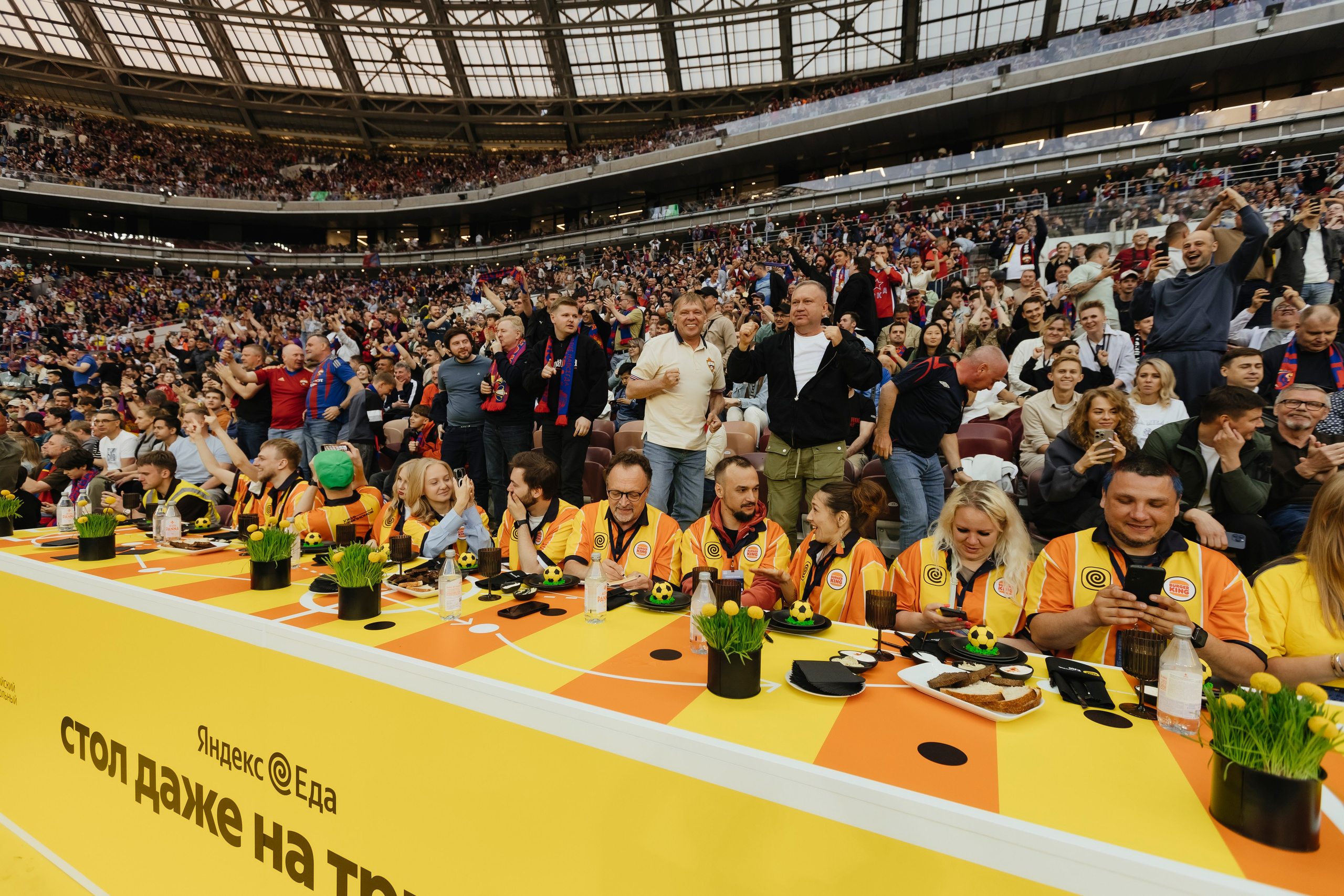 Яндекс Еда x Burger King На финале кубка России по футболу. Репортажный, event, концертный и backstage фотограф из Москвы Виталий Кривцов