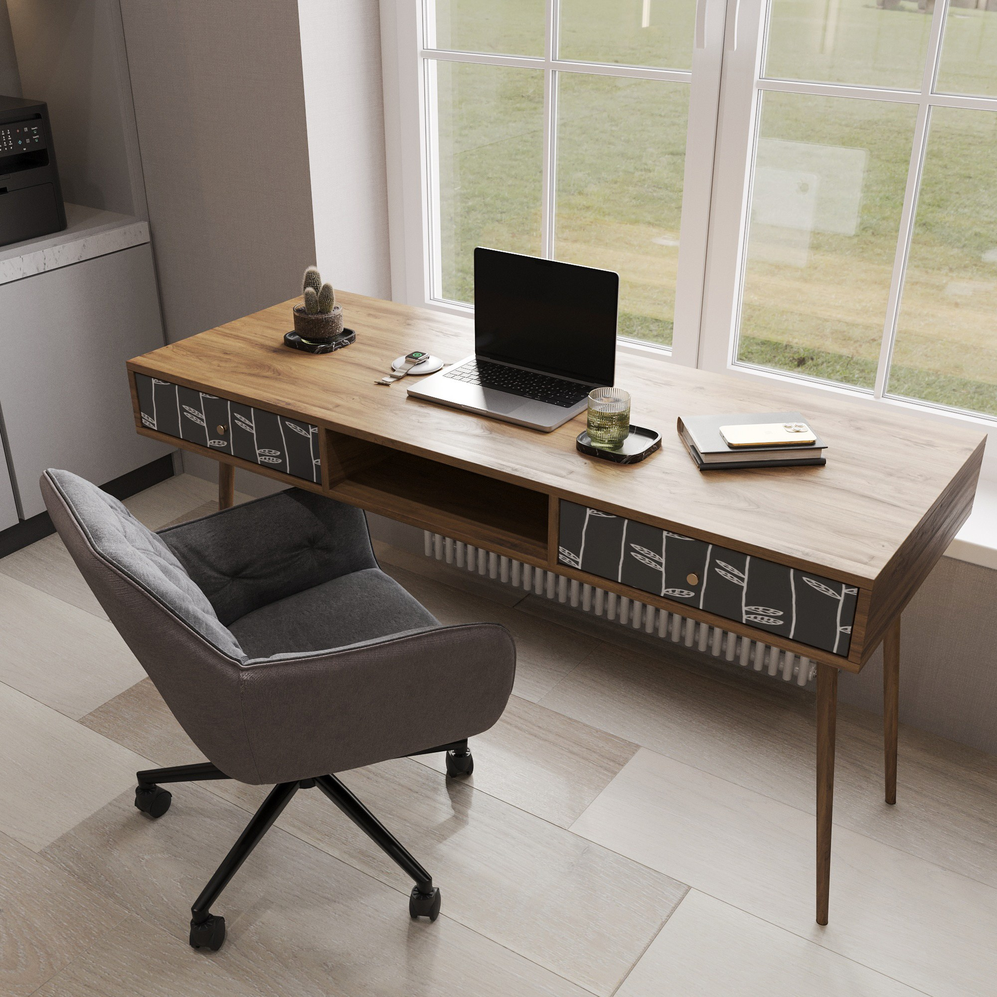 Второй этаж 2-х этажного дома. Интерьерный 3Д Визуализатор Маргарита Оберемко