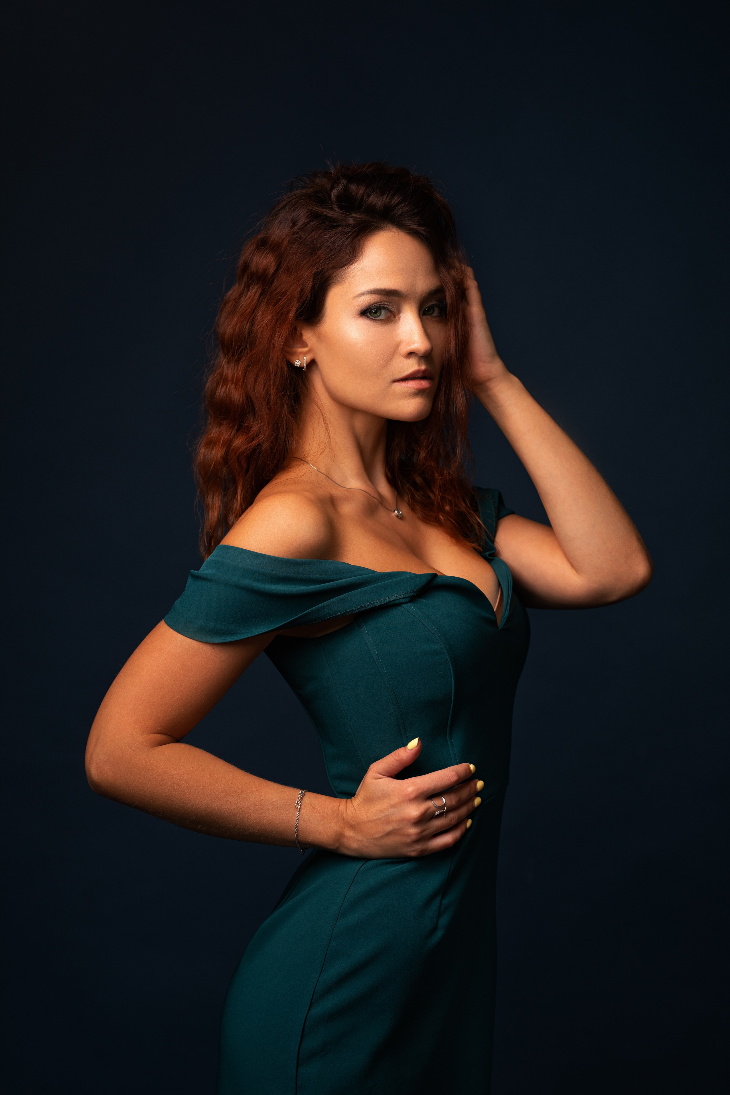 Съемка с Еленой в студии на циклораме для «себя»