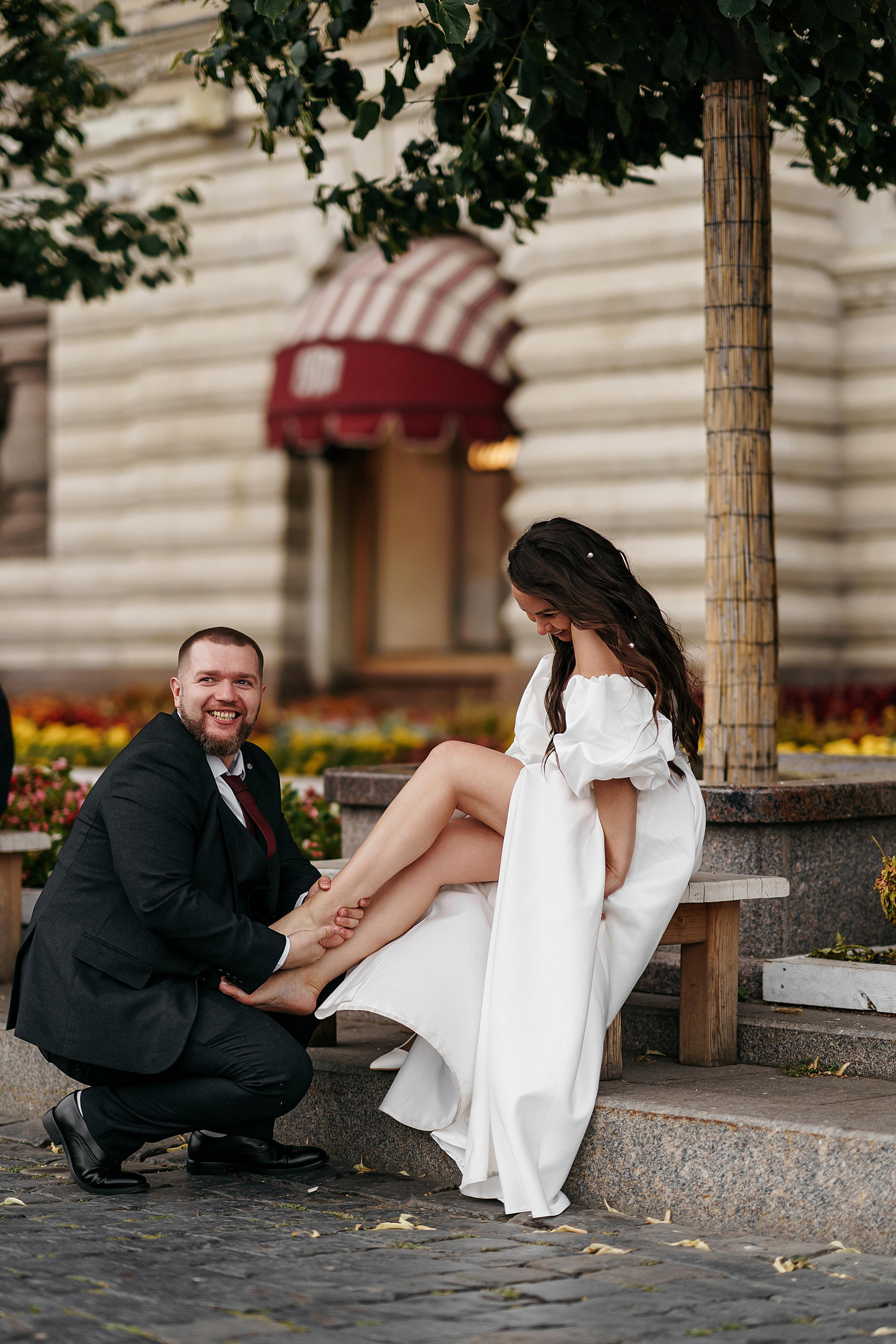 Венчание и прогулка у ГУМа (пол дня). Свадебный фотограф