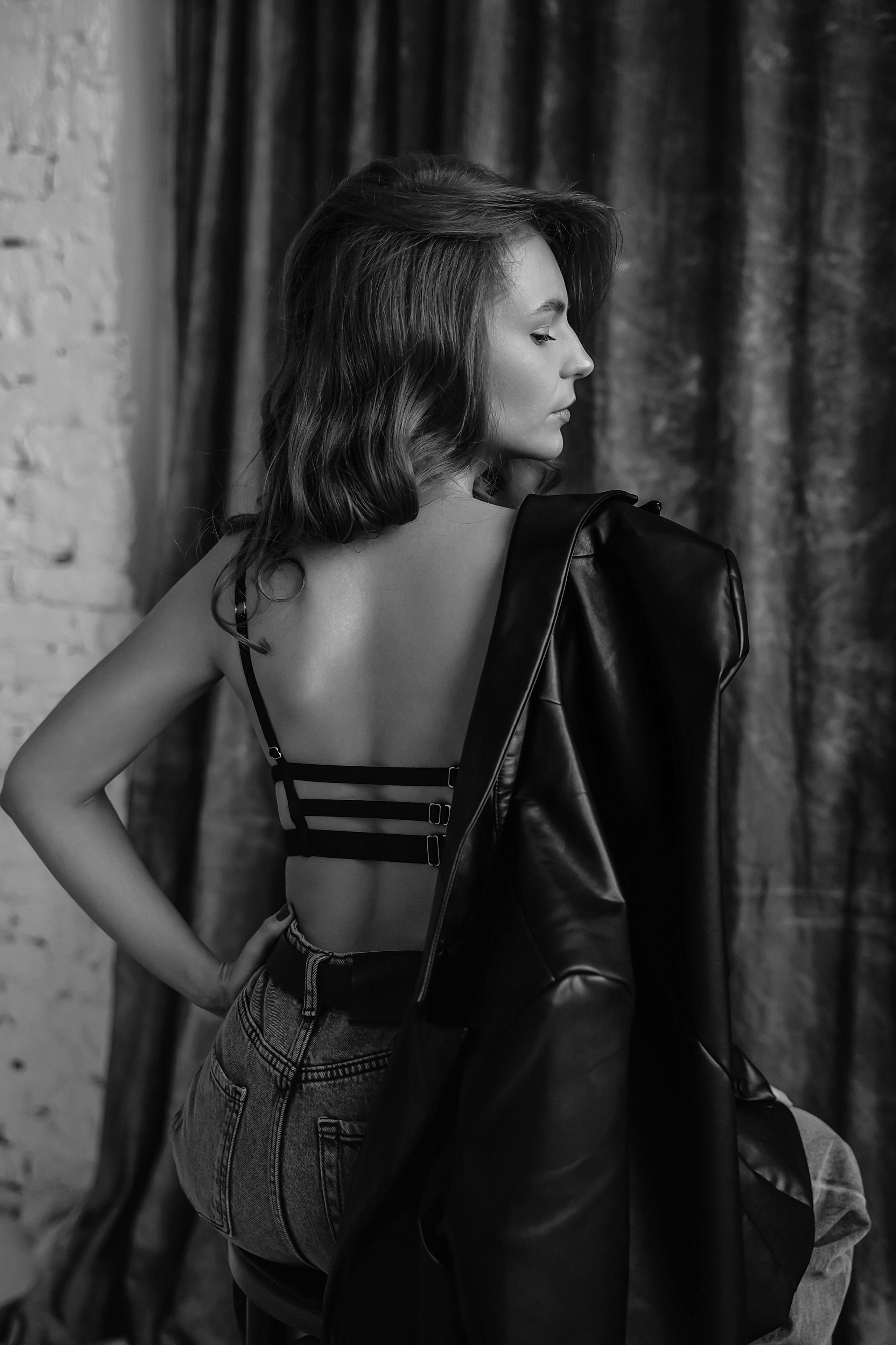 Ч/б портреты в студии