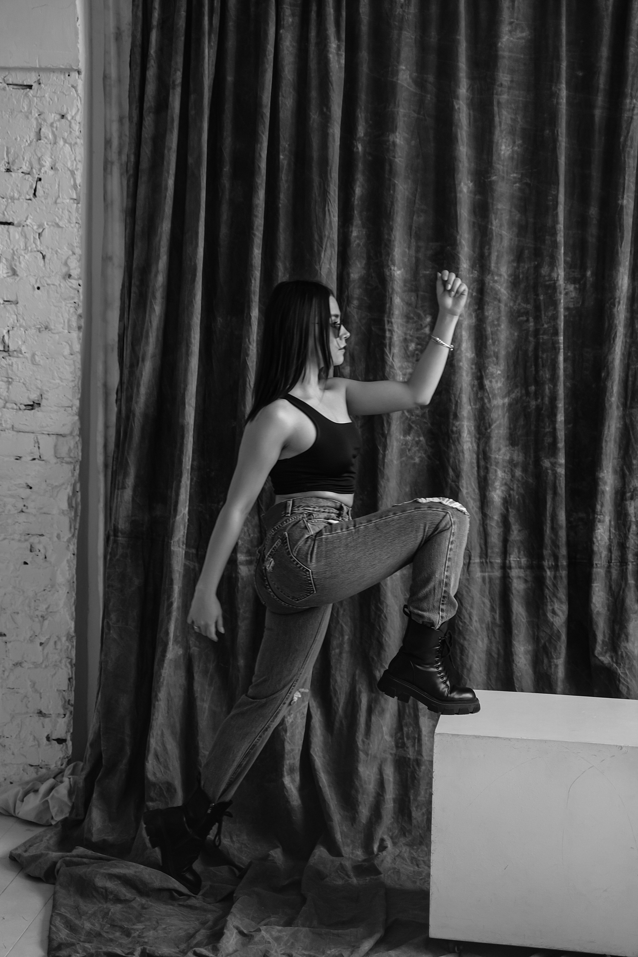 Ч/б портреты в студии. Свадебный фотограф