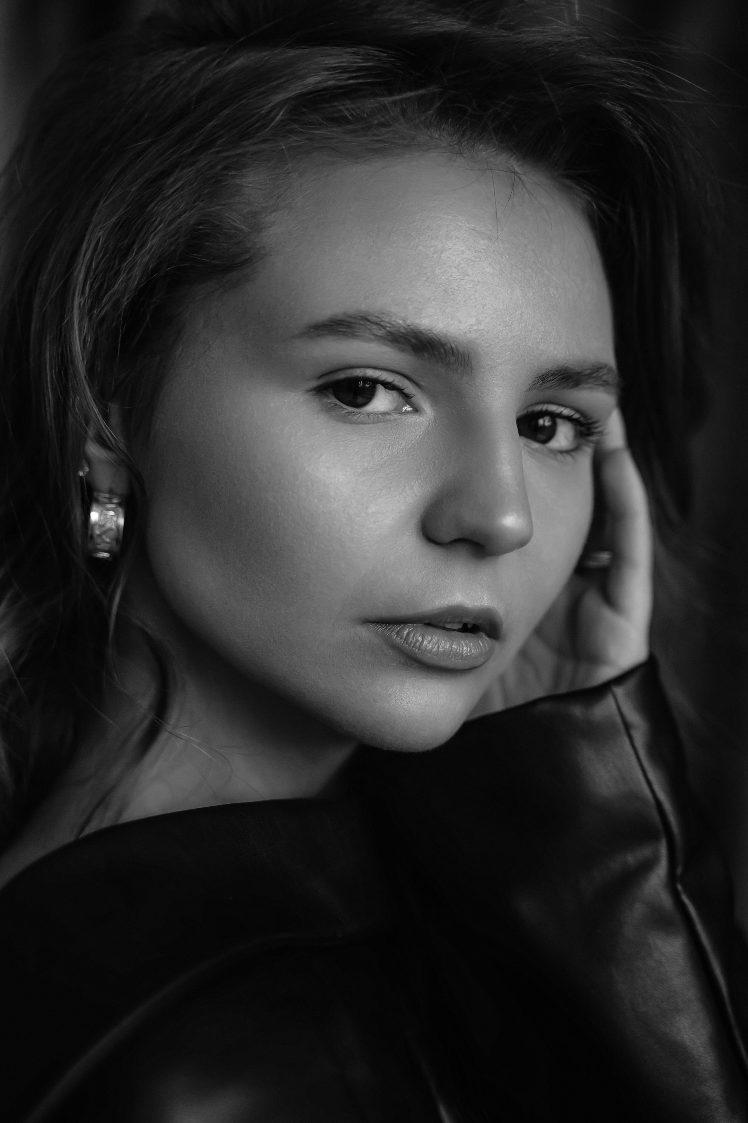 Ч/б портреты в студии. Свадебный фотограф