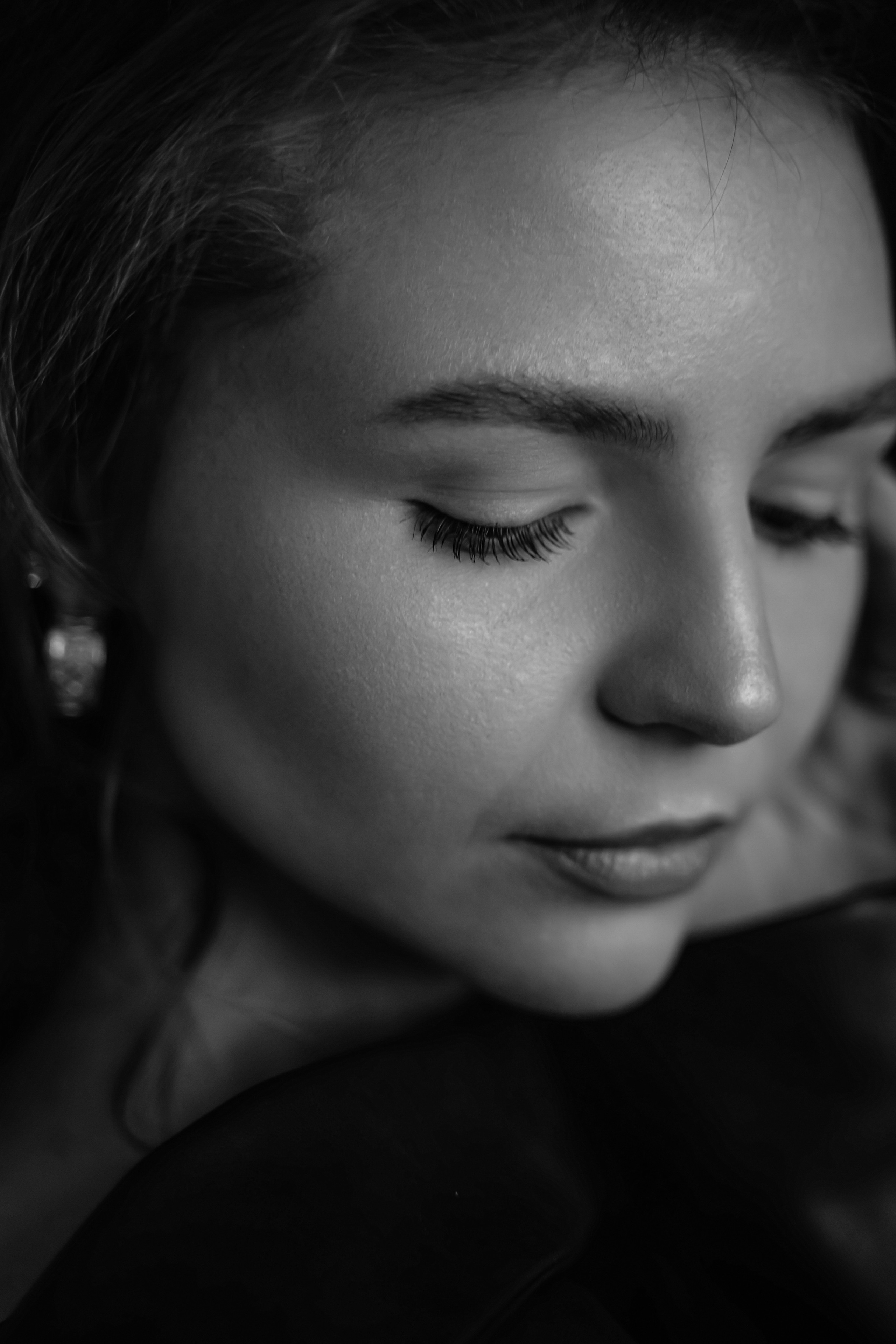 Ч/б портреты в студии. Свадебный фотограф