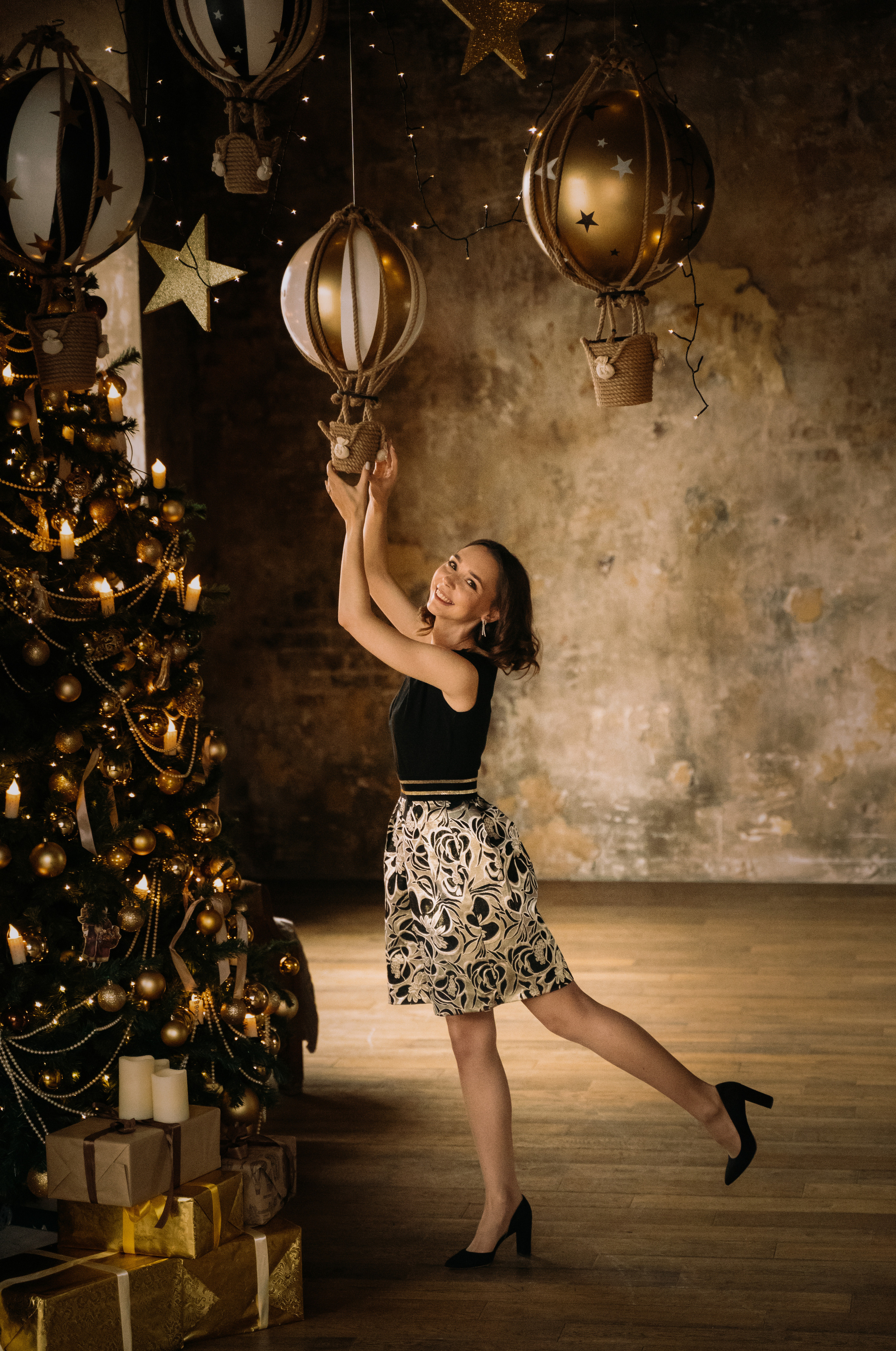 Таня новогодняя фотосессия