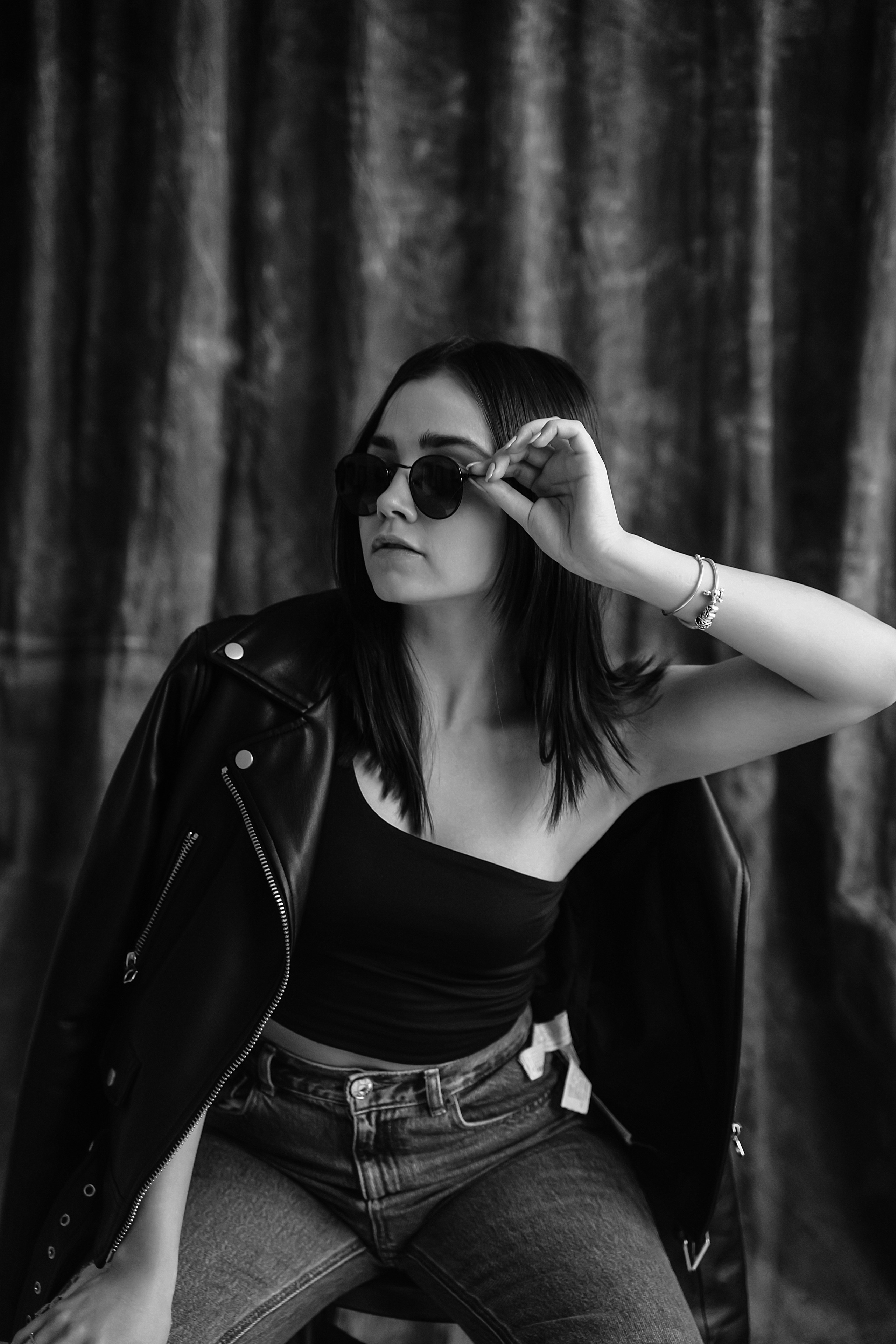 Ч/б портреты в студии. Свадебный фотограф