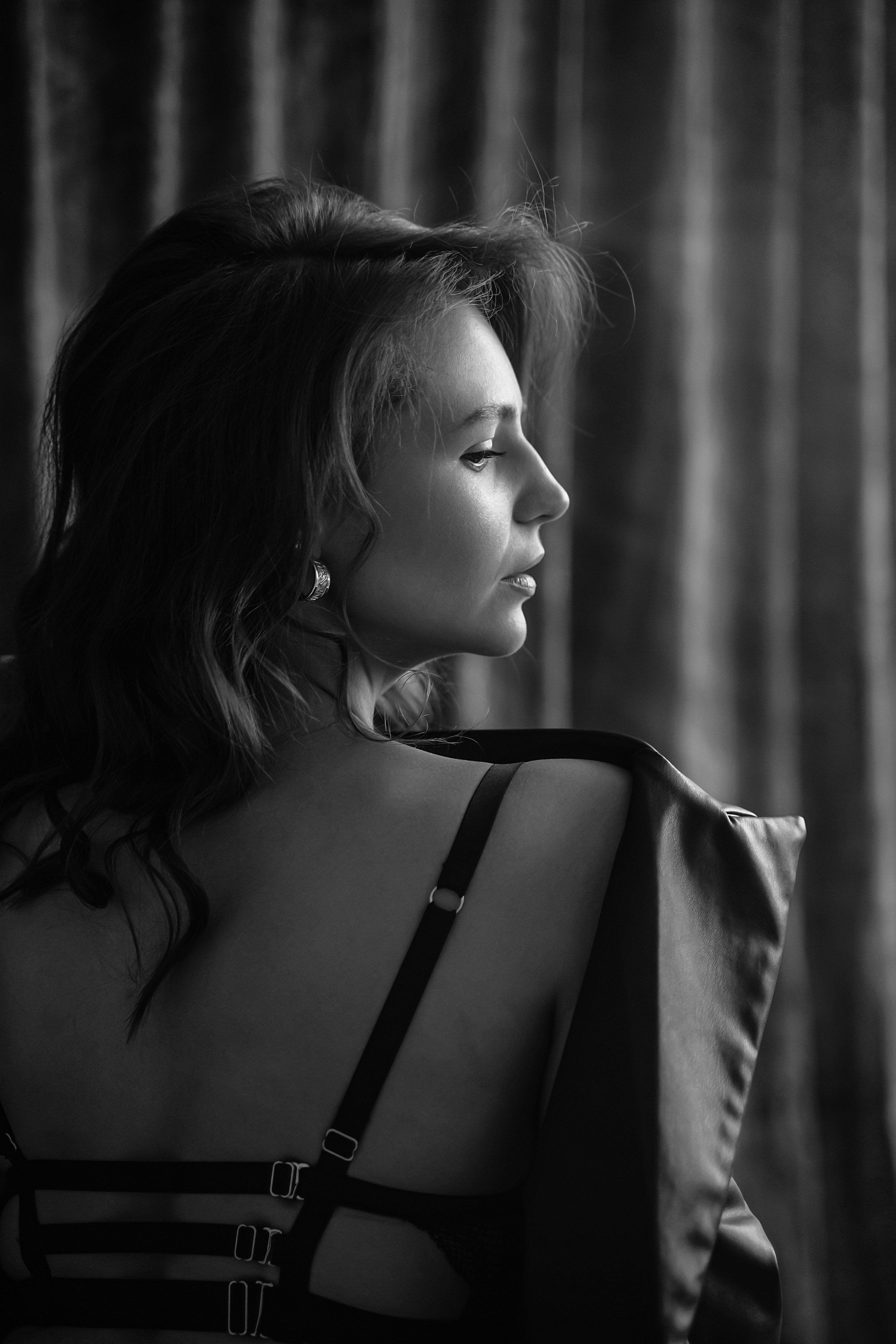 Ч/б портреты в студии. Свадебный фотограф