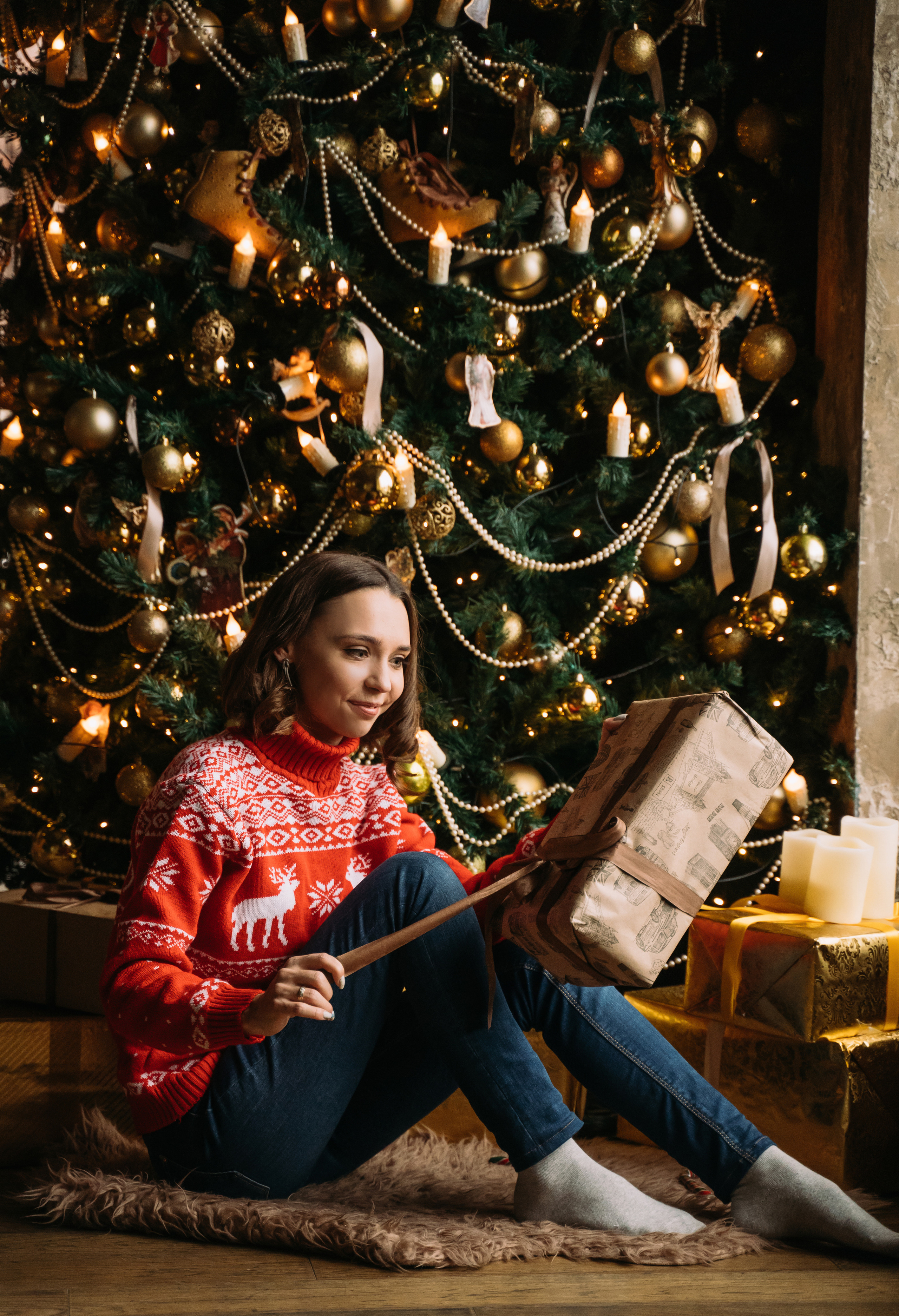 Таня новогодняя фотосессия. Свадебный фотограф