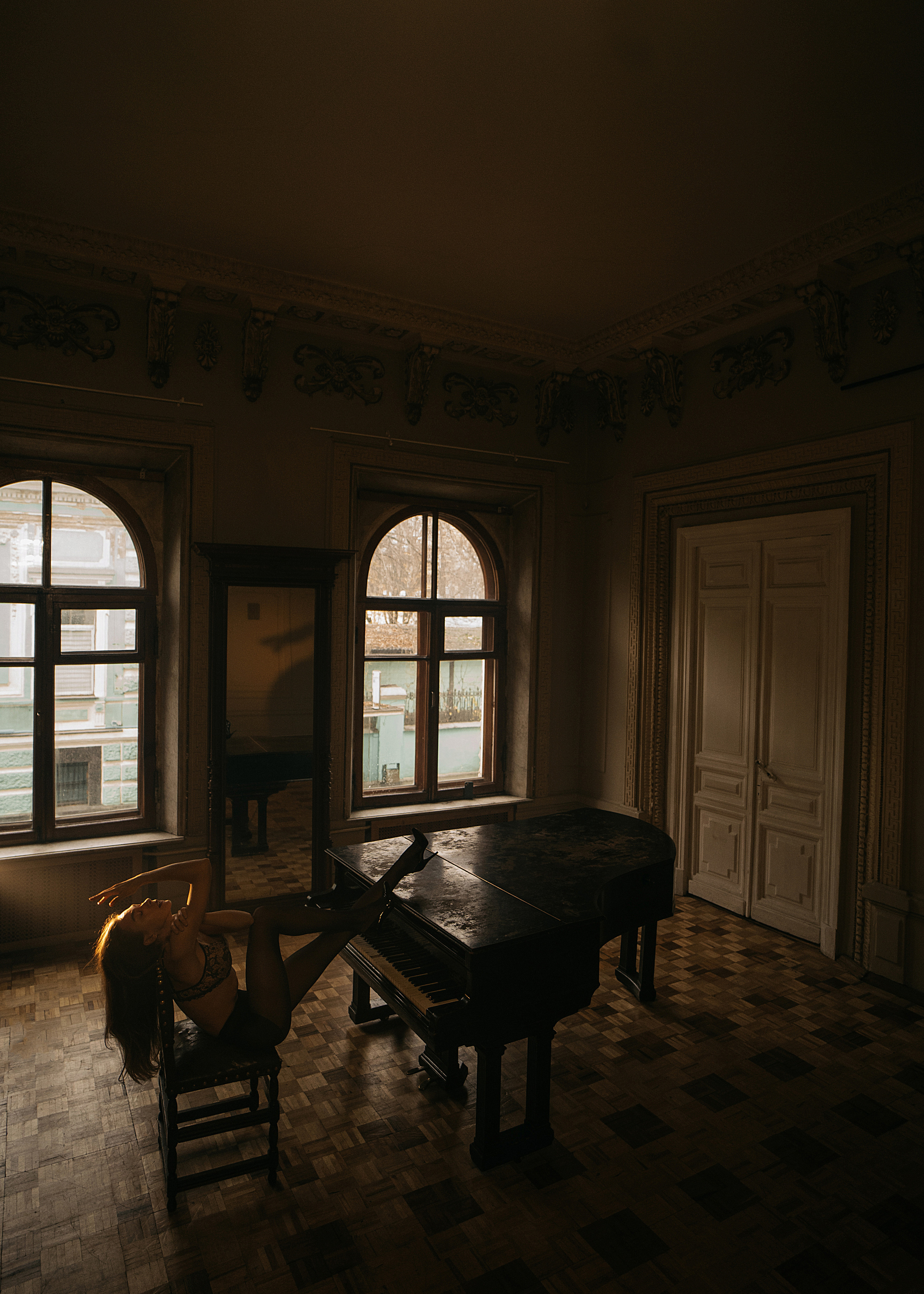 Фотосессия с роялем. Свадебный фотограф