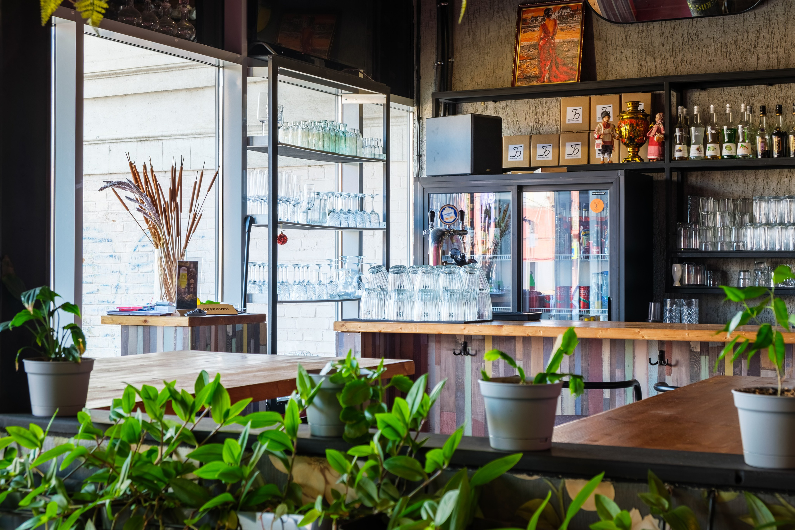 Интерьерная фотосессия кафе «Берёзка»