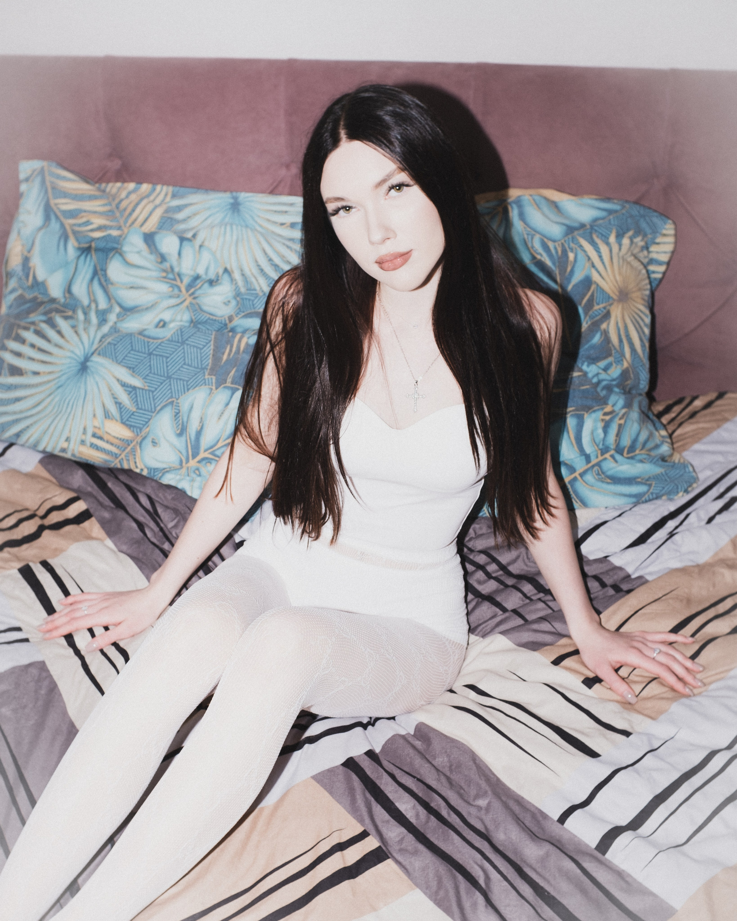 Dasha, колготки, вспышка в лоб. Фотограф в Севастополе Максим Черенёв