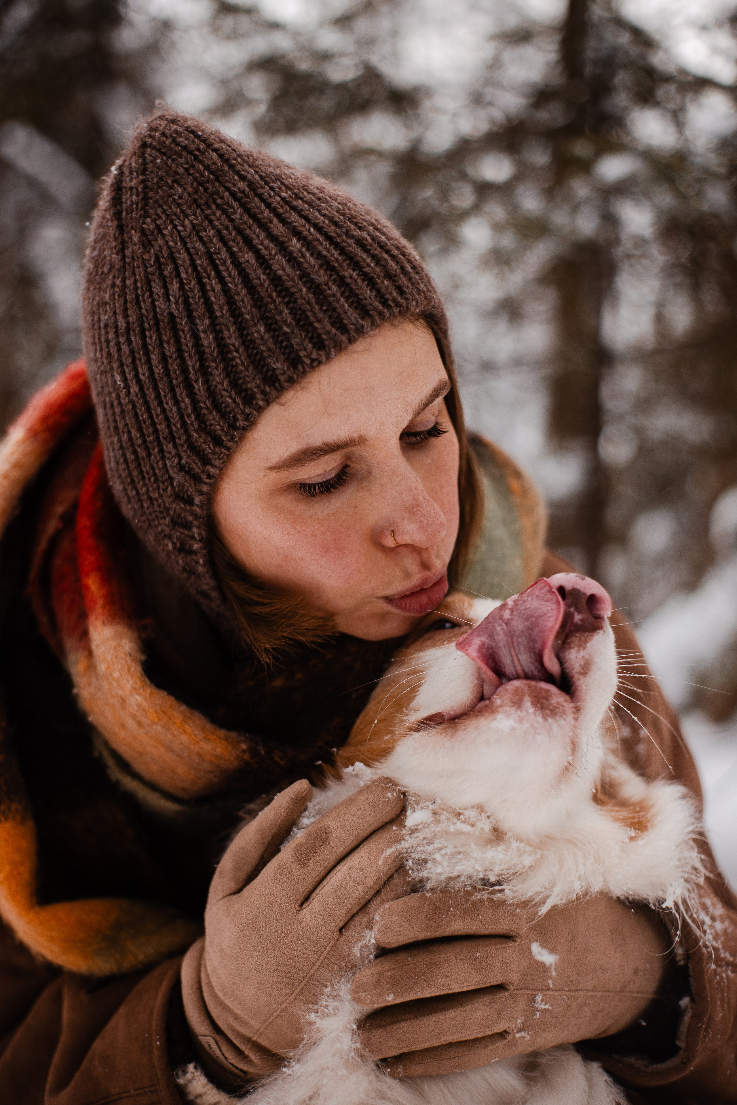 Юля и Ума. Фотограф-анималист Мария Баркевич | Москва