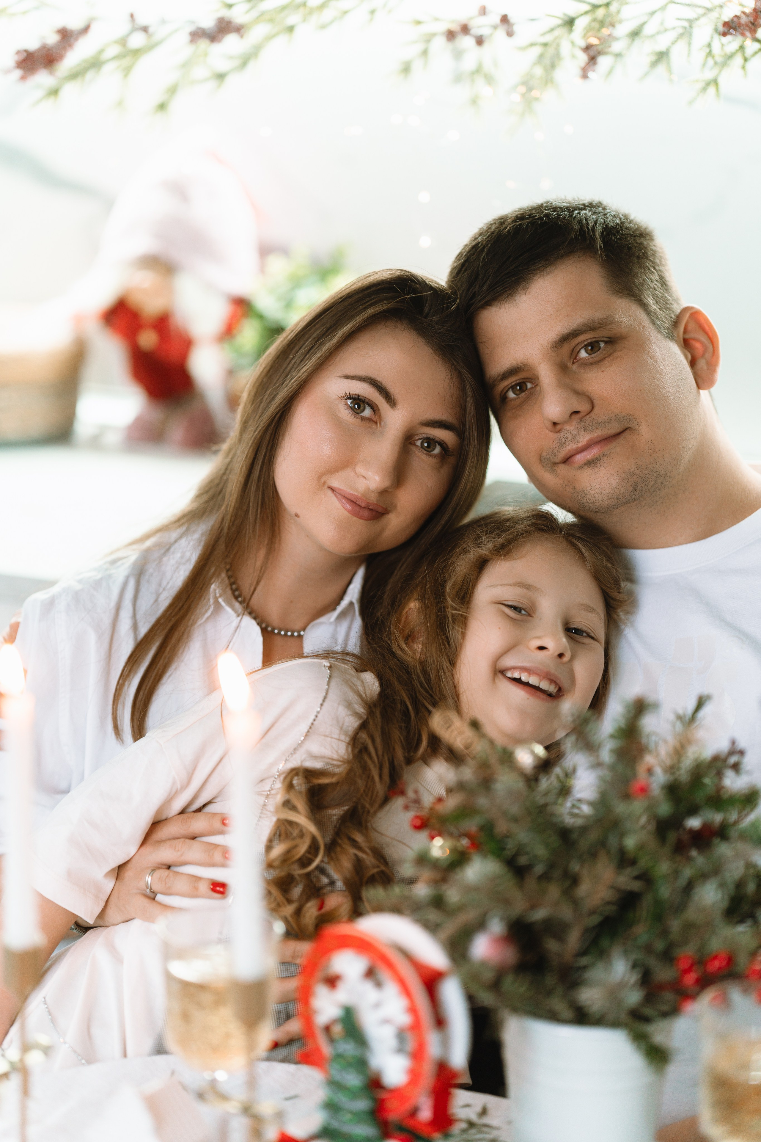 Новогодняя домашняя фотосессия Юна, Влад и Кирочка. Фотограф Москва. Екатерина Дударевич