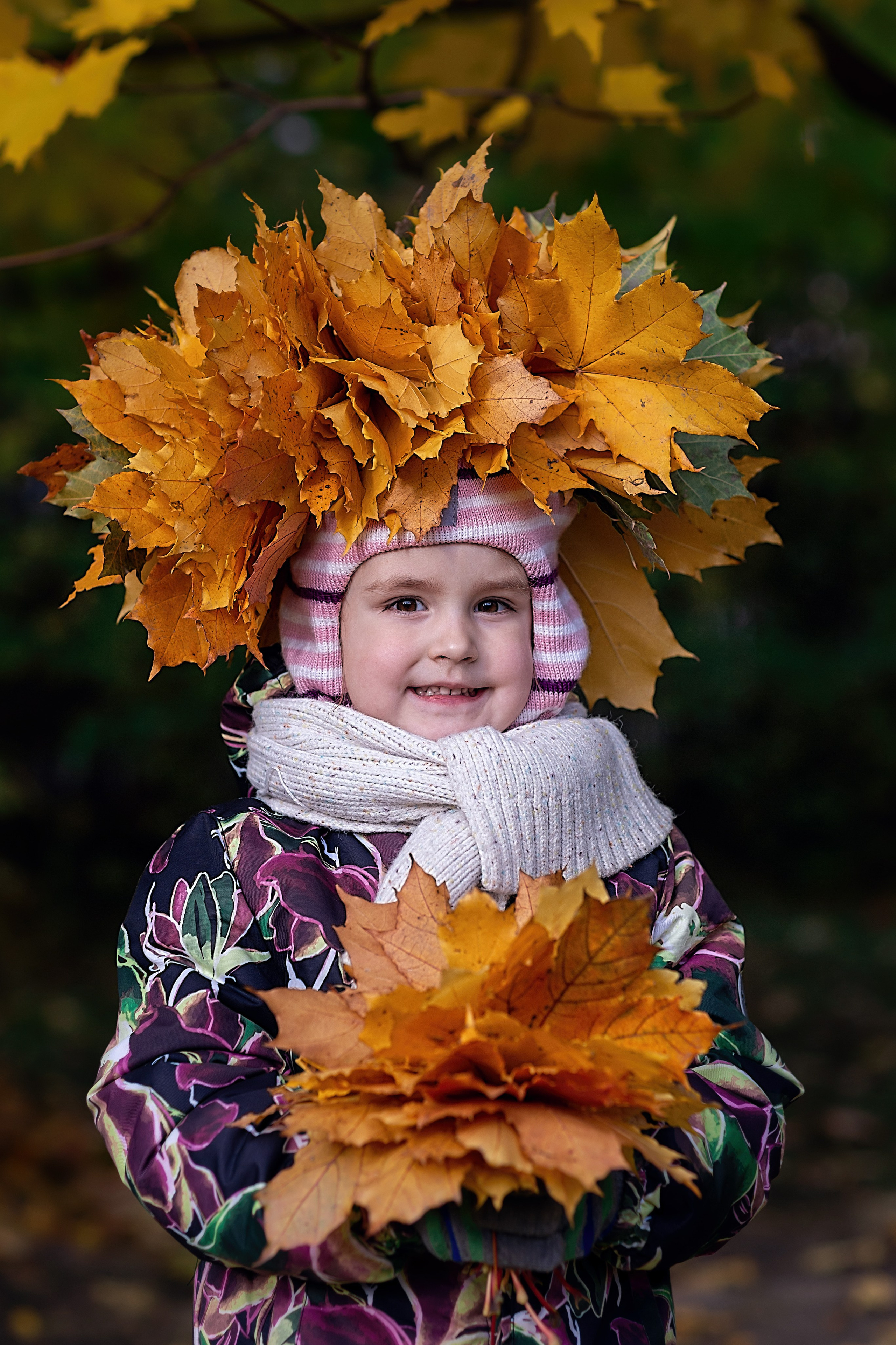 Осенняя прогулка_2024 + печать. Семейный фотограф в Санкт-Петербурге