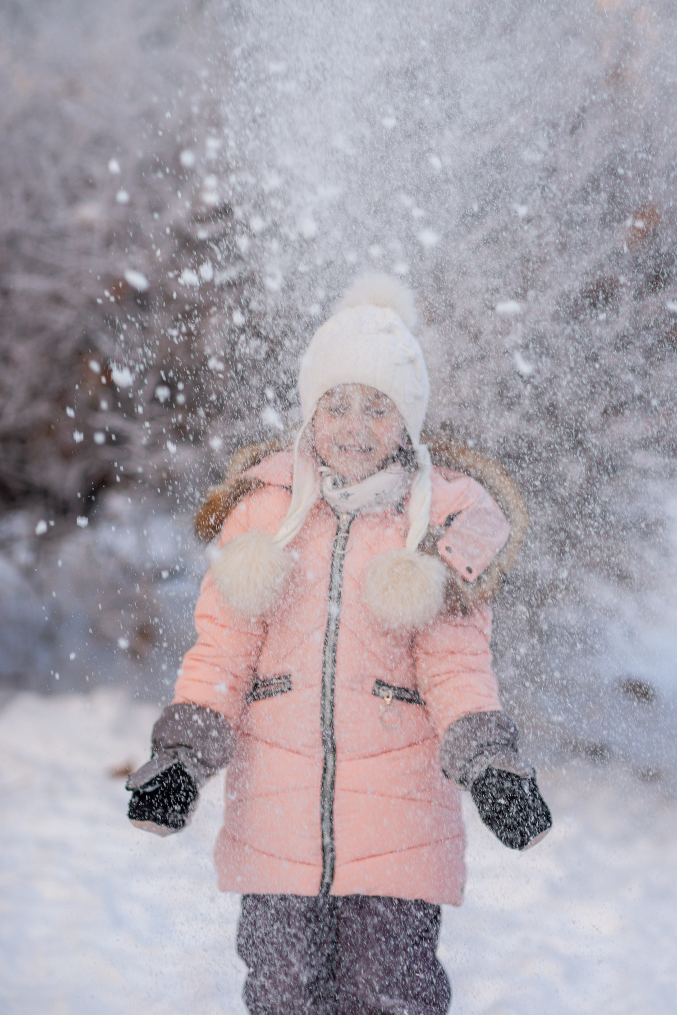 День в саду_ЗИМА_2023 год. Семейный фотограф в Санкт-Петербурге