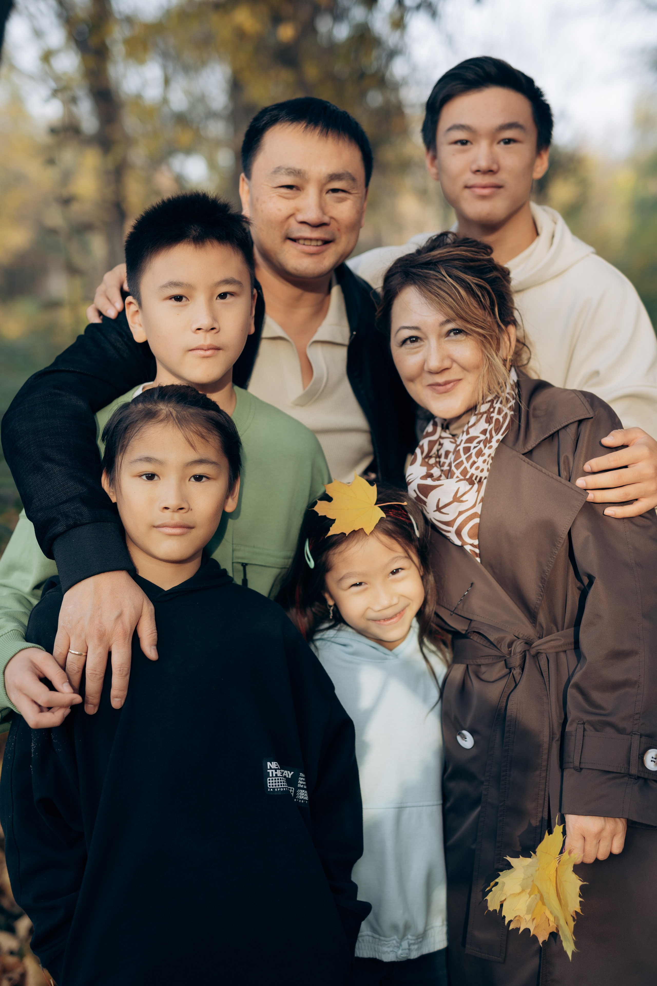 Дружная семья. Фотограф в Алматы Чалова Нафиса