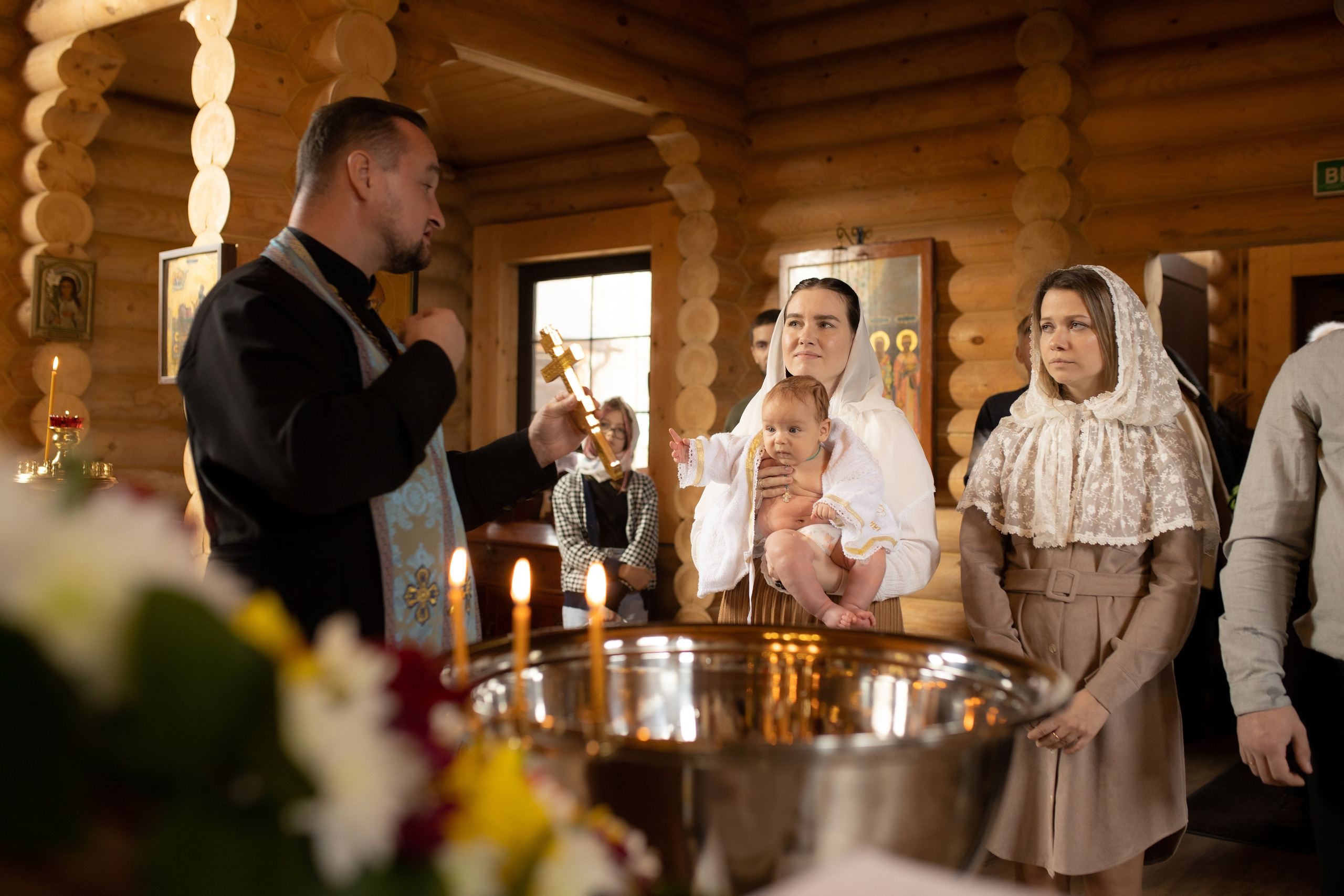 Таинство крещения Марка. Фотограф в Железнодорожном и Балашихе