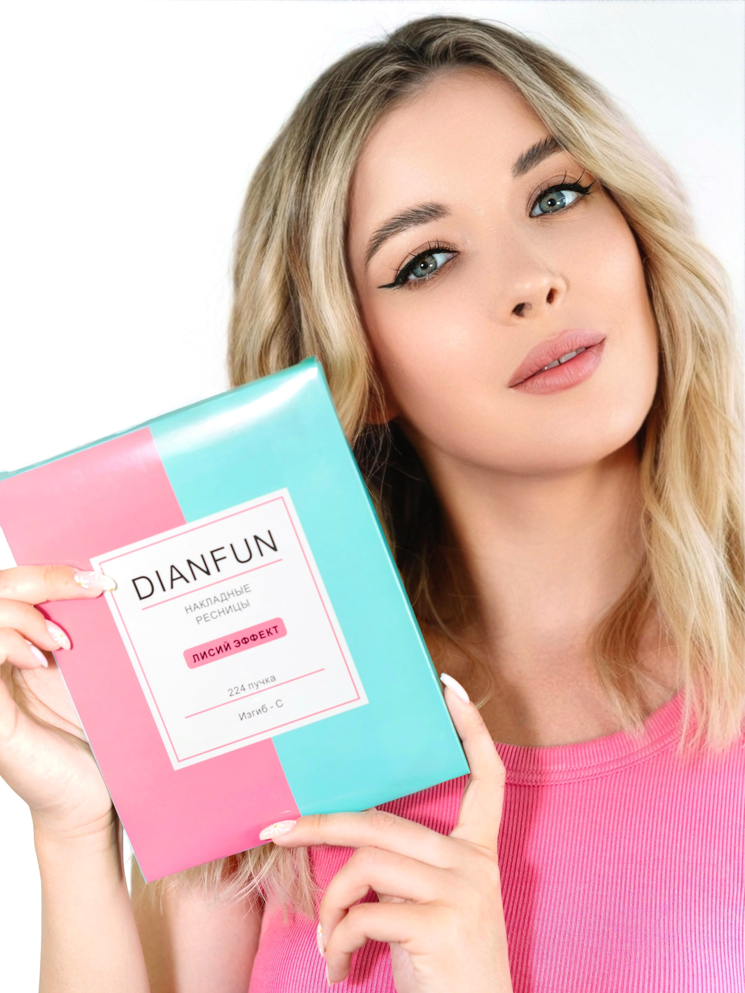 Съемка для магазина накладных ресниц DIANFUN 2. Фотограф Москва Дарья Дорожинская
