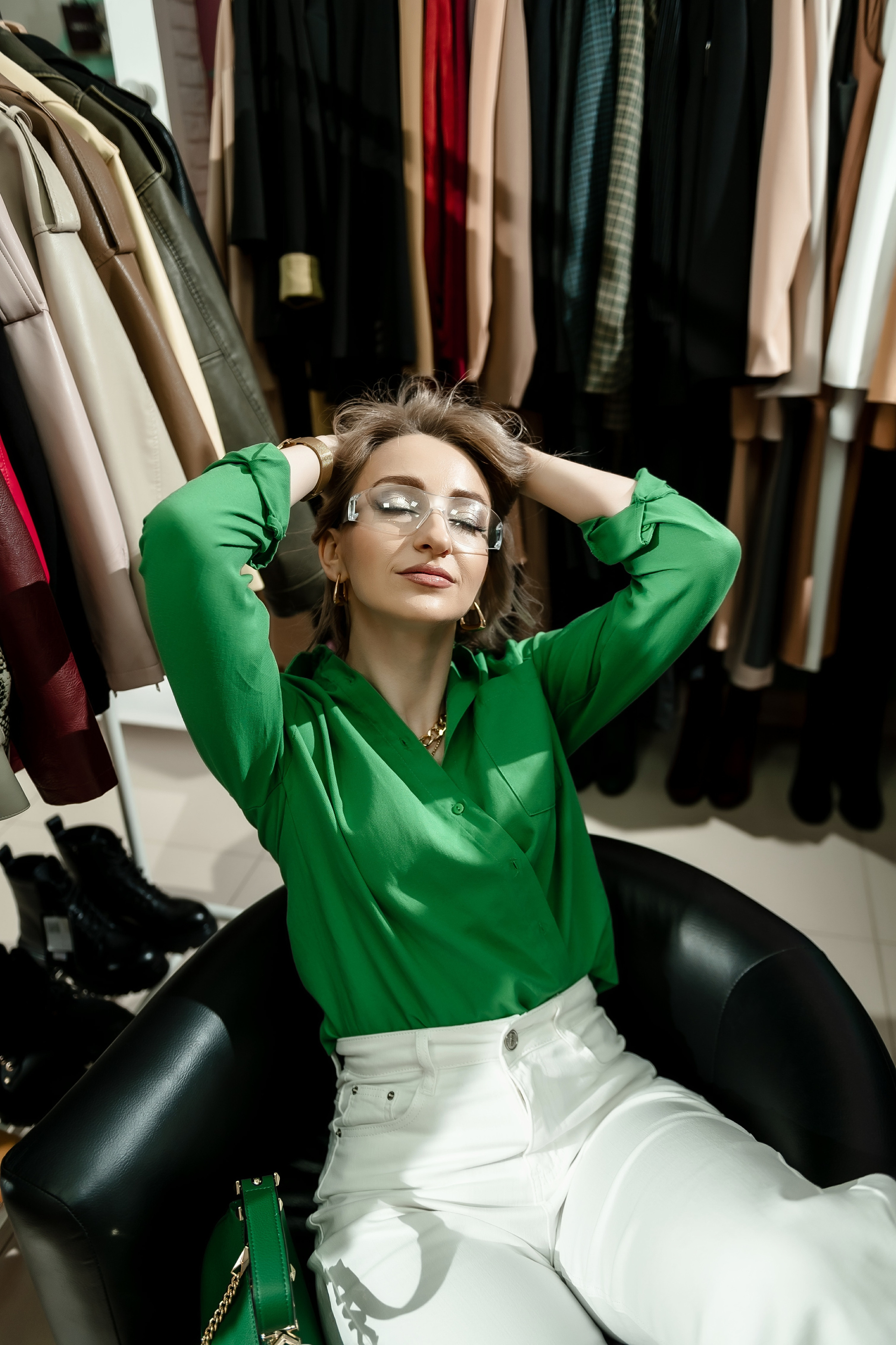 Съемка в шоуруме Мята. ст. Выселки. Фотограф Котова Валентина