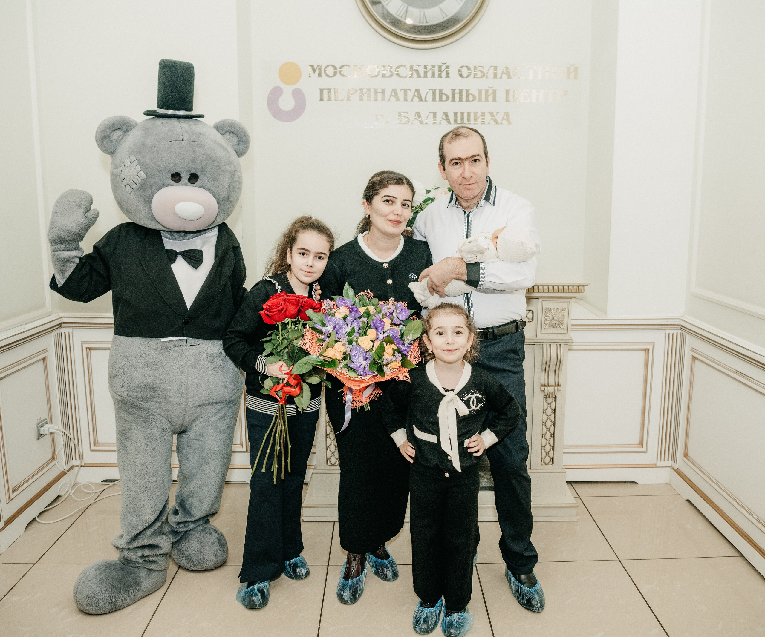 Выписка Вигена. Перинатальный центр в Балашихе. Фотограф на выписку из роддома в Москве и МО