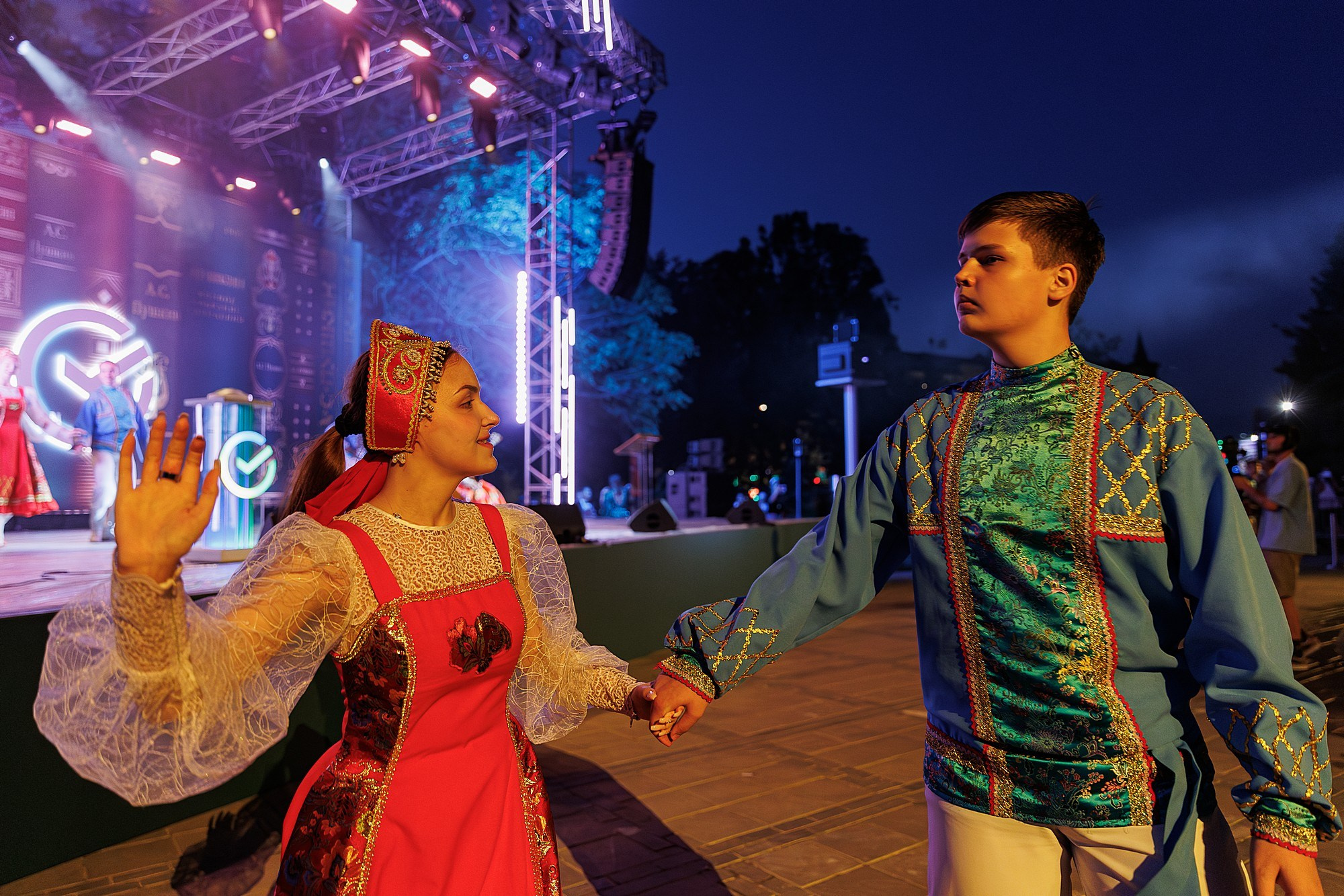 Открытие мультимедийного фонтана | СБЕР. Боченков Вадим | Фотограф в Пскове и Санкт-Петербурге