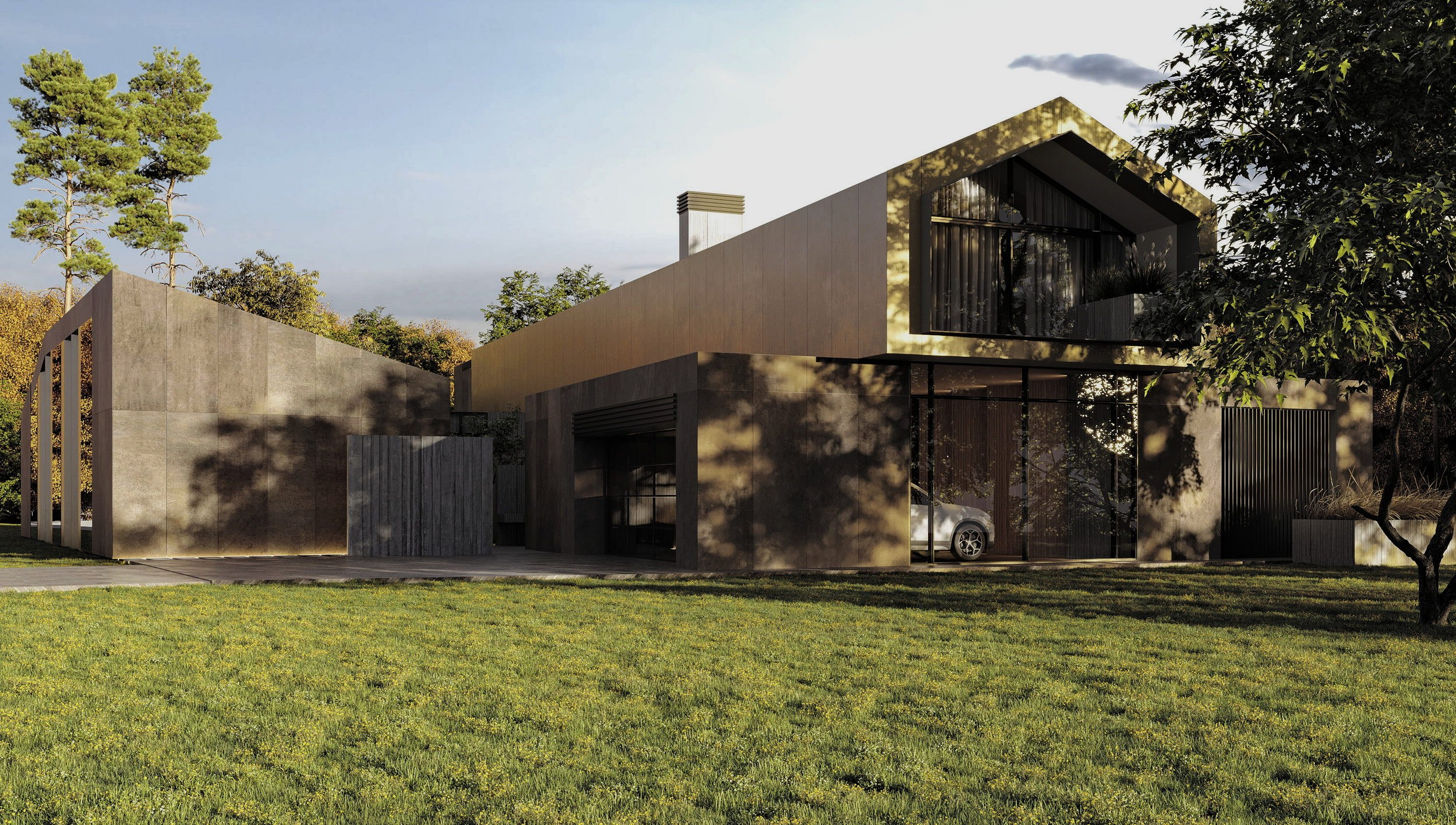 Барн хаус от дизайн студии