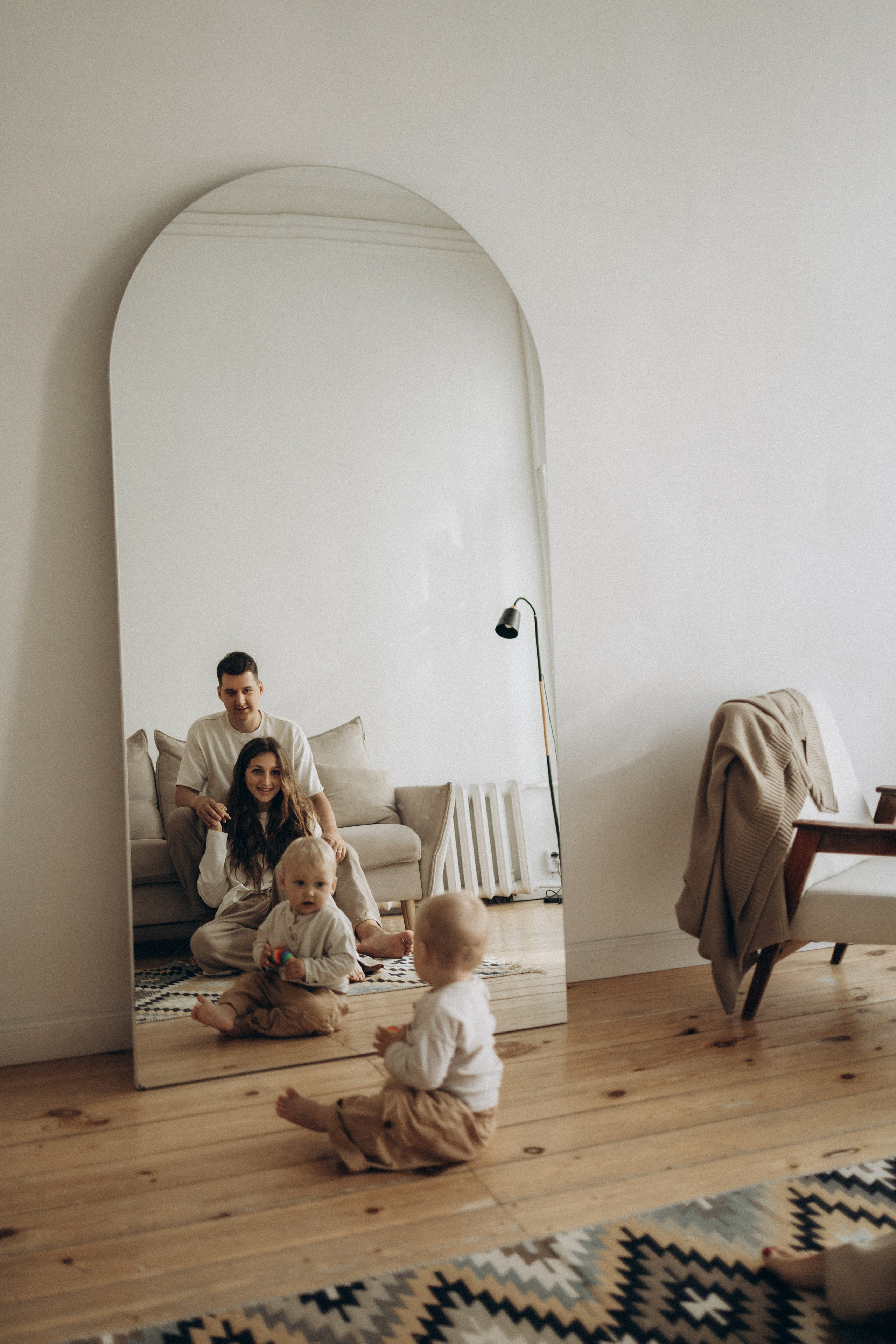 Яна, Дима и малыш Мирон. Семейный, домашний, ньюборн фотограф Москва Цветкова Елизавета