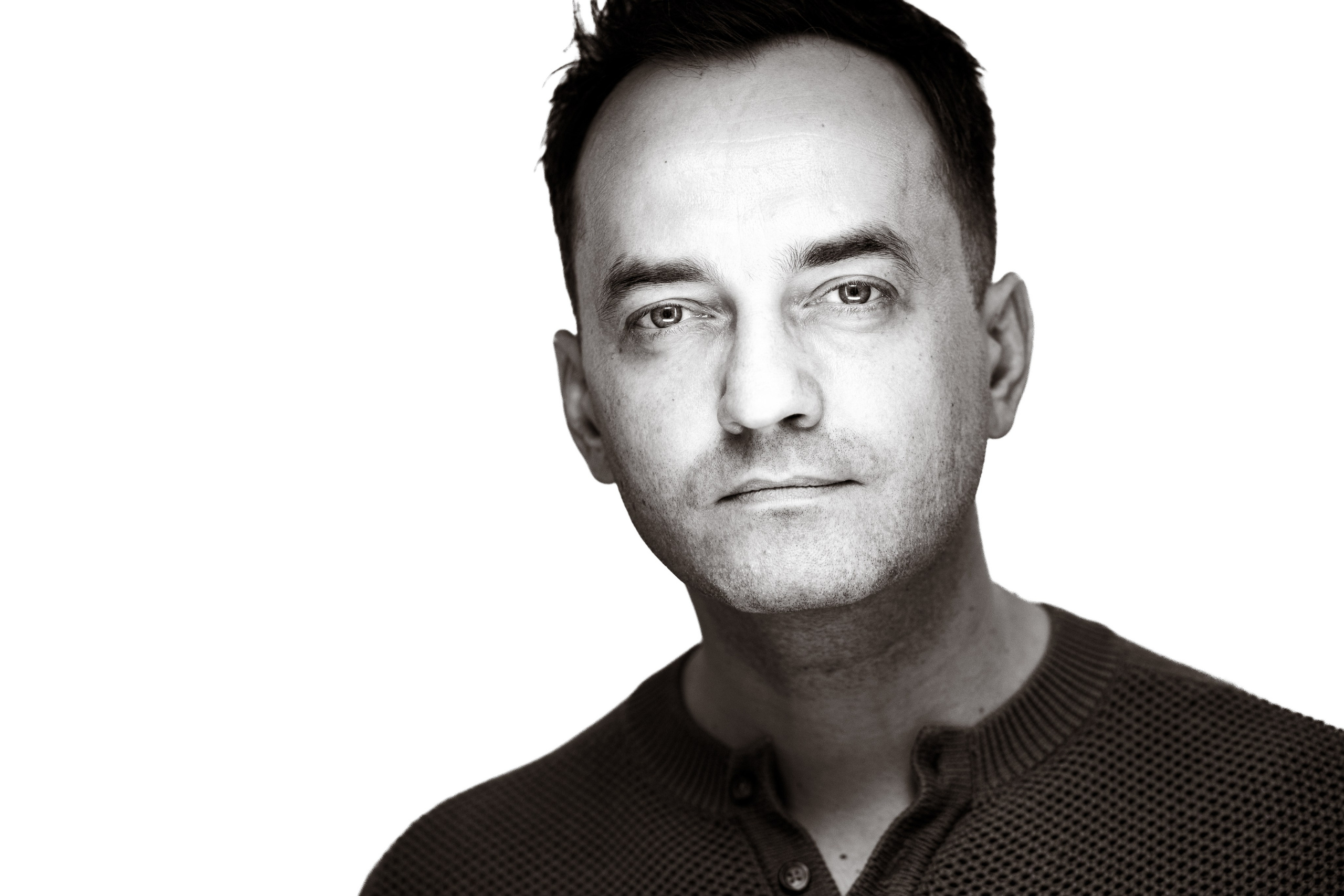 Чёрно-белый портрет. Бизнес-портрет | Хедшот-фотограф | Студия делового портрета в Москве