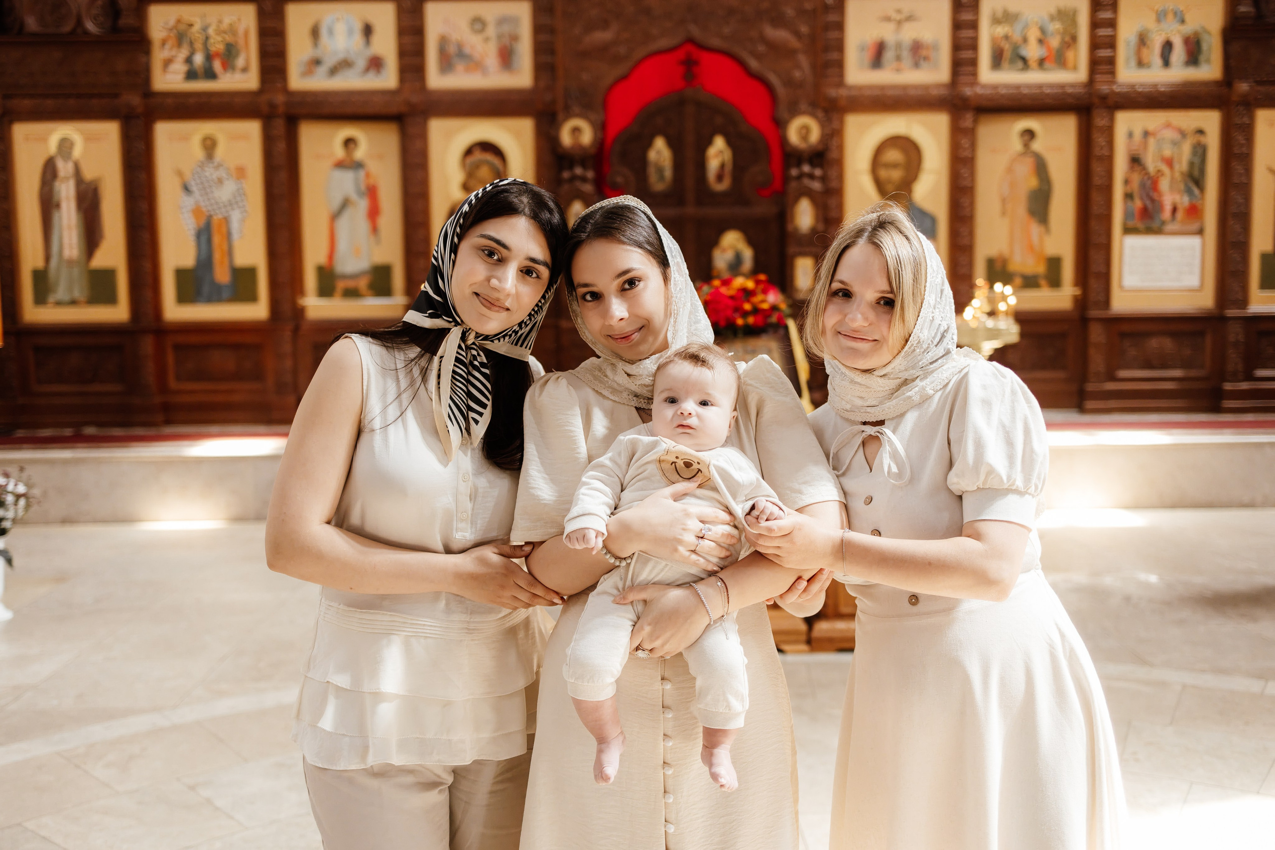 Таинство Крещения Саши. Фотограф новорождённых Newborn Москва
