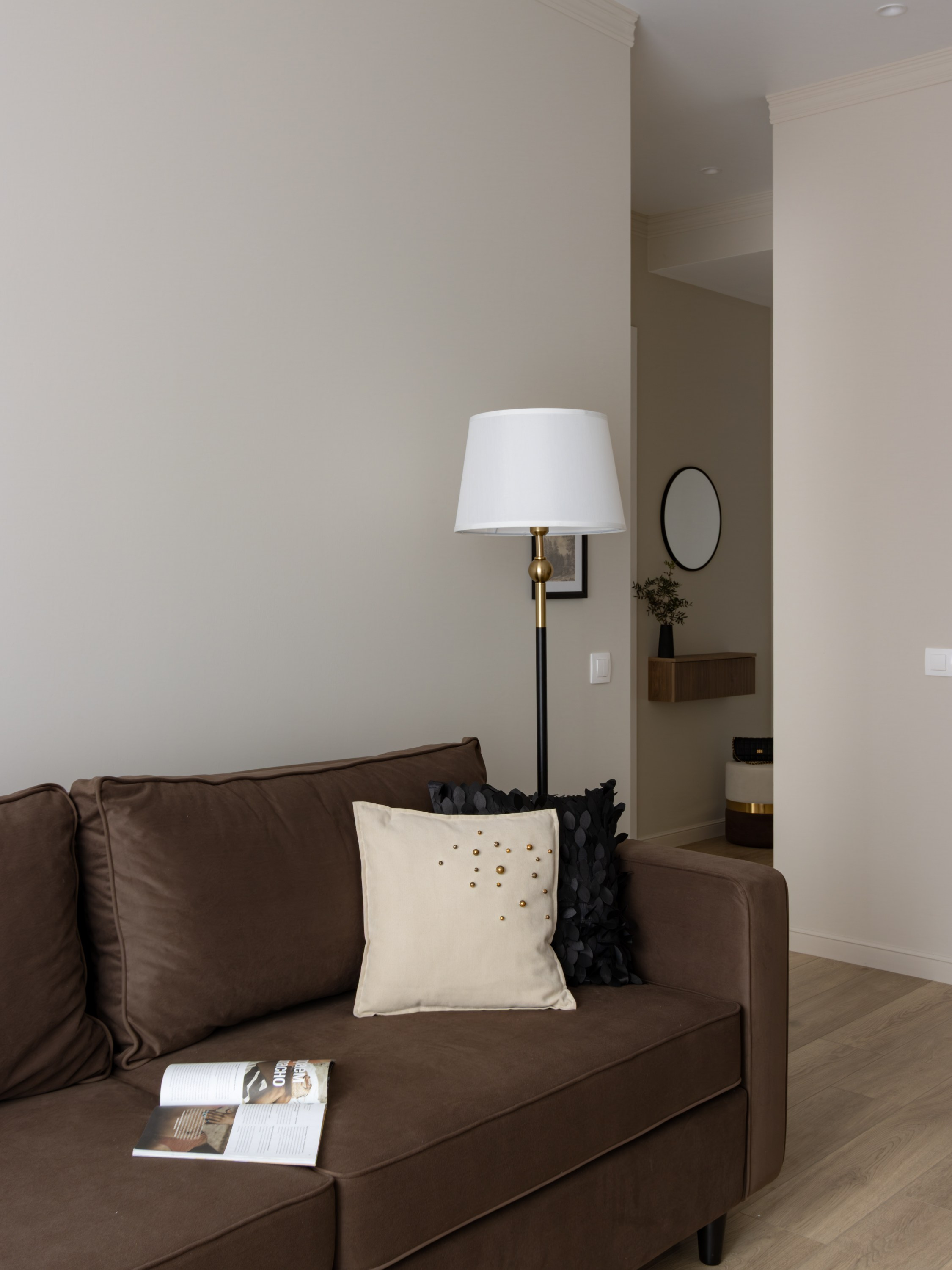 Проект квартиры под аренду дизайнера Екатерины Шейн, 2026. Интерьерный фотограф в Санкт-Петербурге