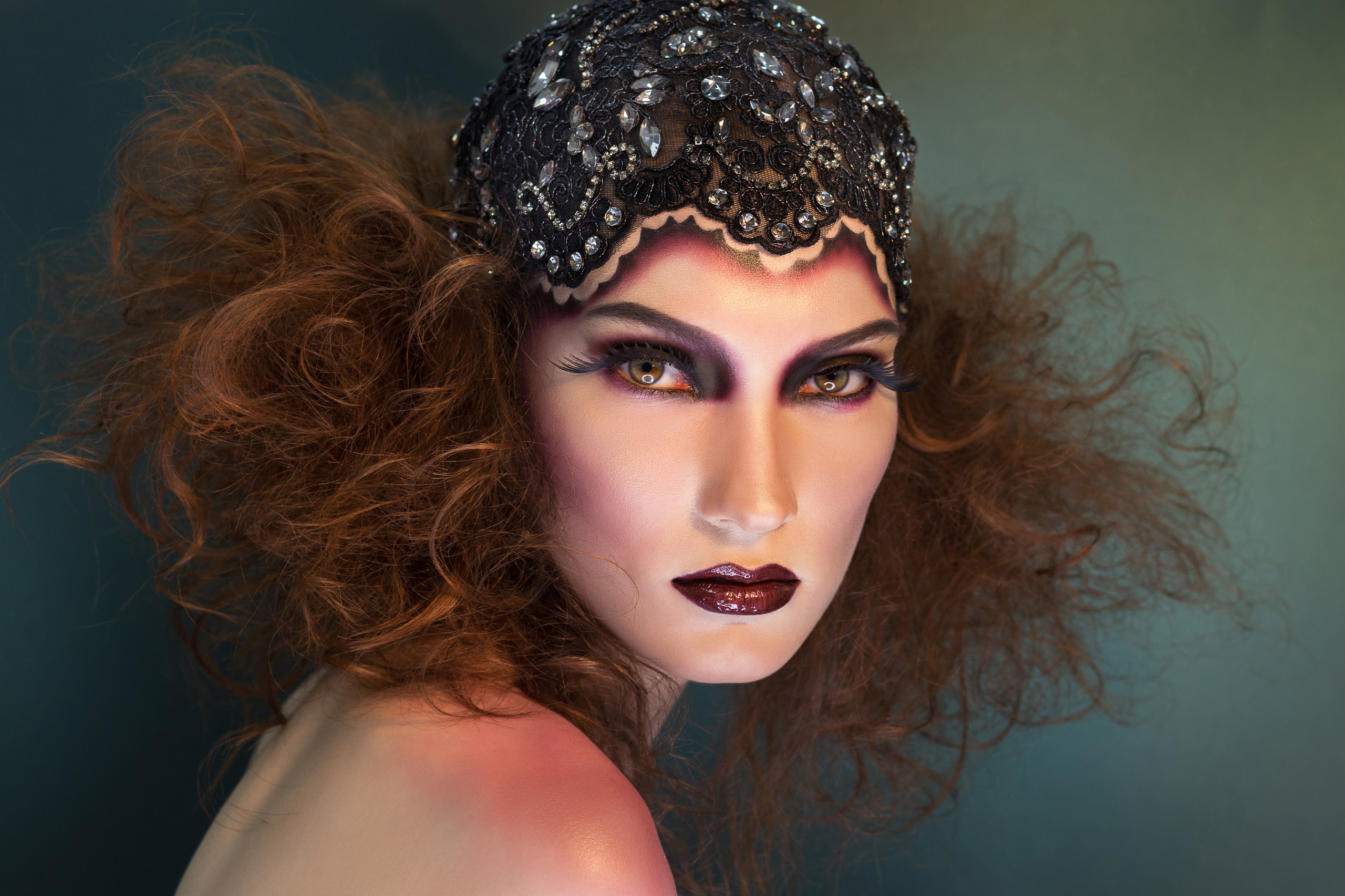 Съёмка для Чемпионата по визажу и парикмахерскому искусству, визажист Инна Воронцова. Татьяна Мирзоян