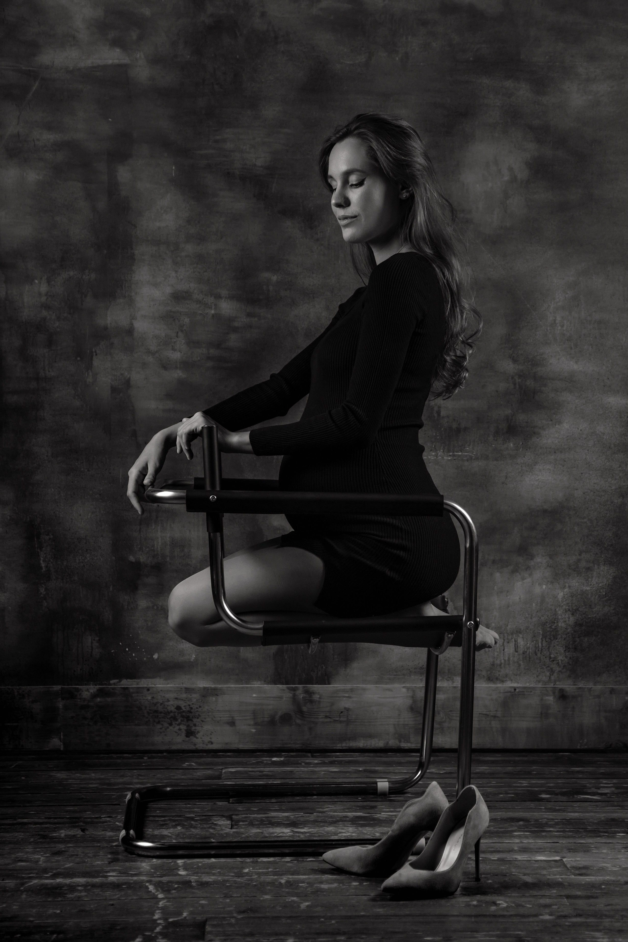 стильная фотосессия беременной в москве, стоимость фотосессии в студии