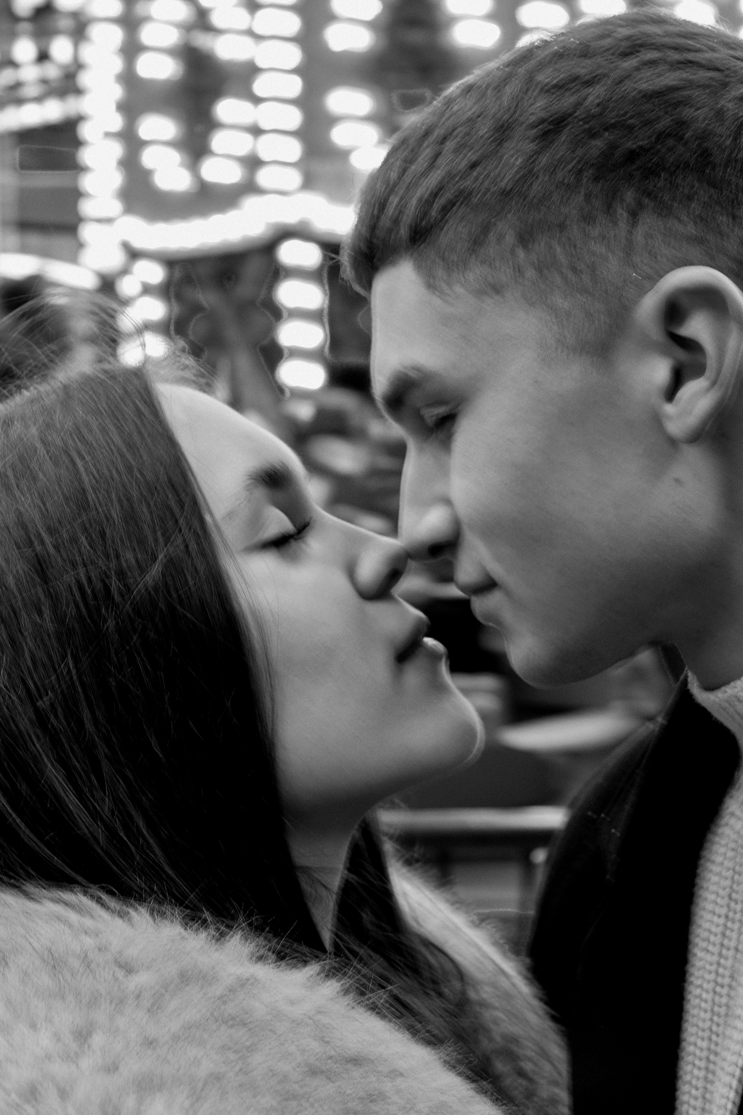 Зимняя фотосессия love story